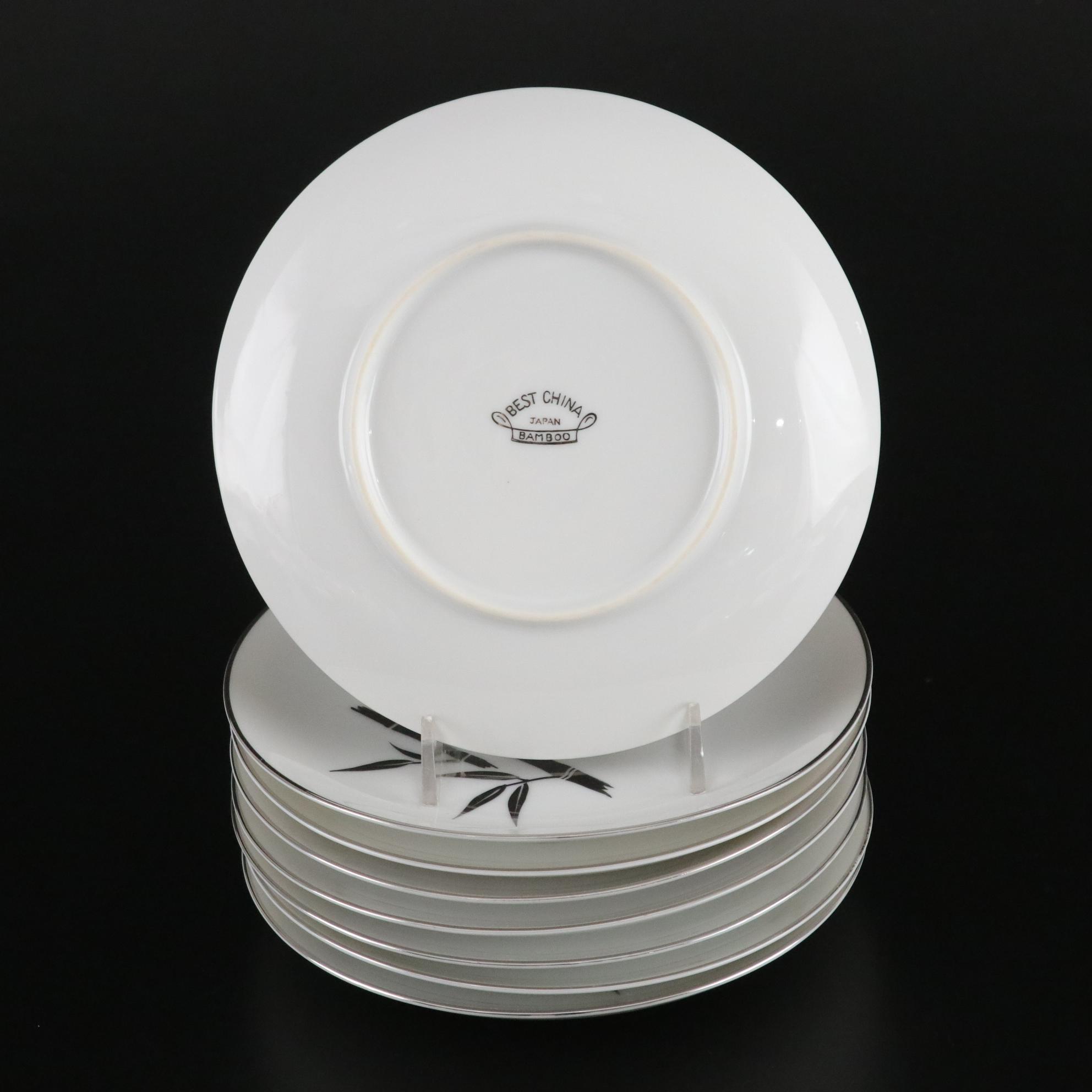 Best China "Bamboo" Porcelain Dinnerware, Late 20th Century