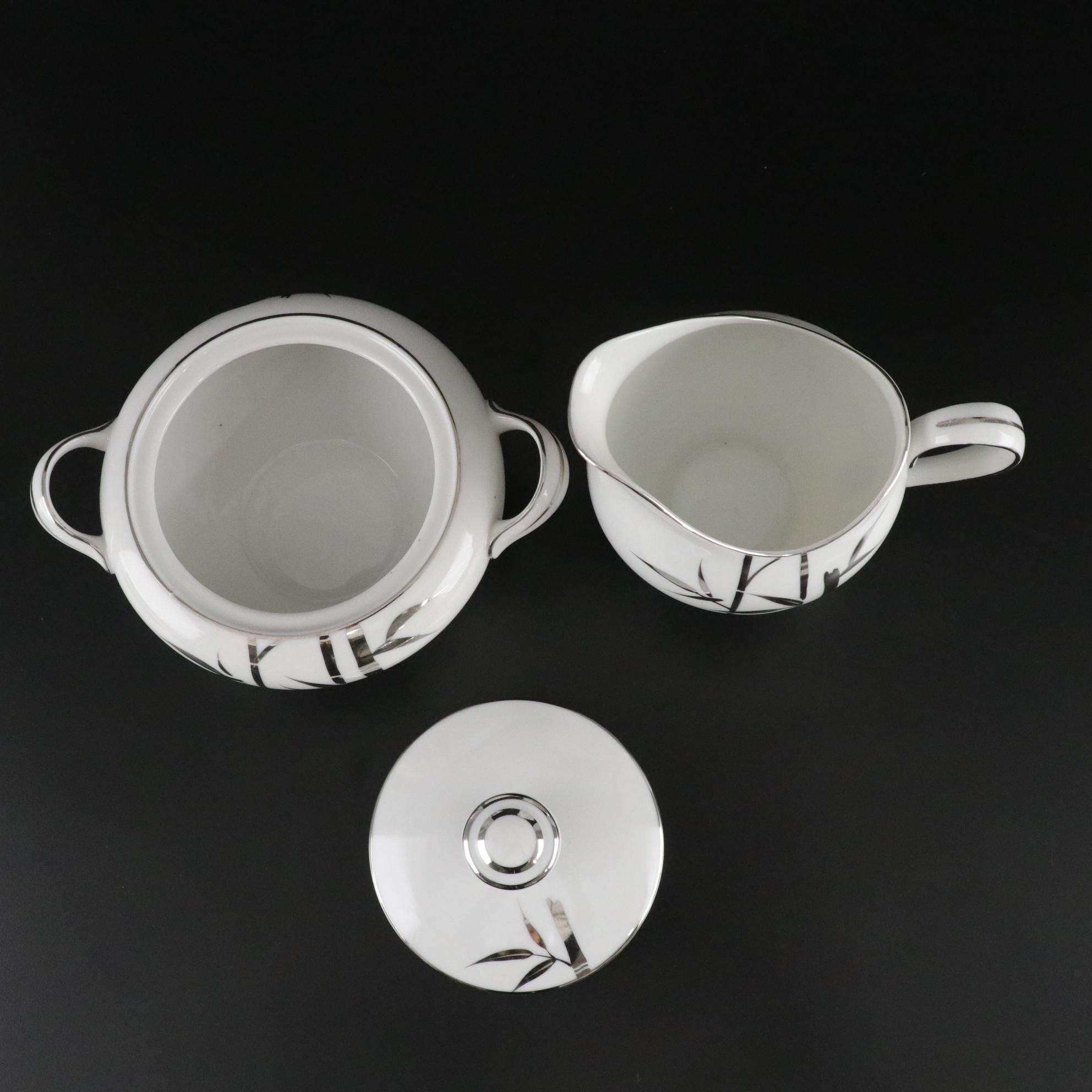 Best China "Bamboo" Porcelain Dinnerware, Late 20th Century