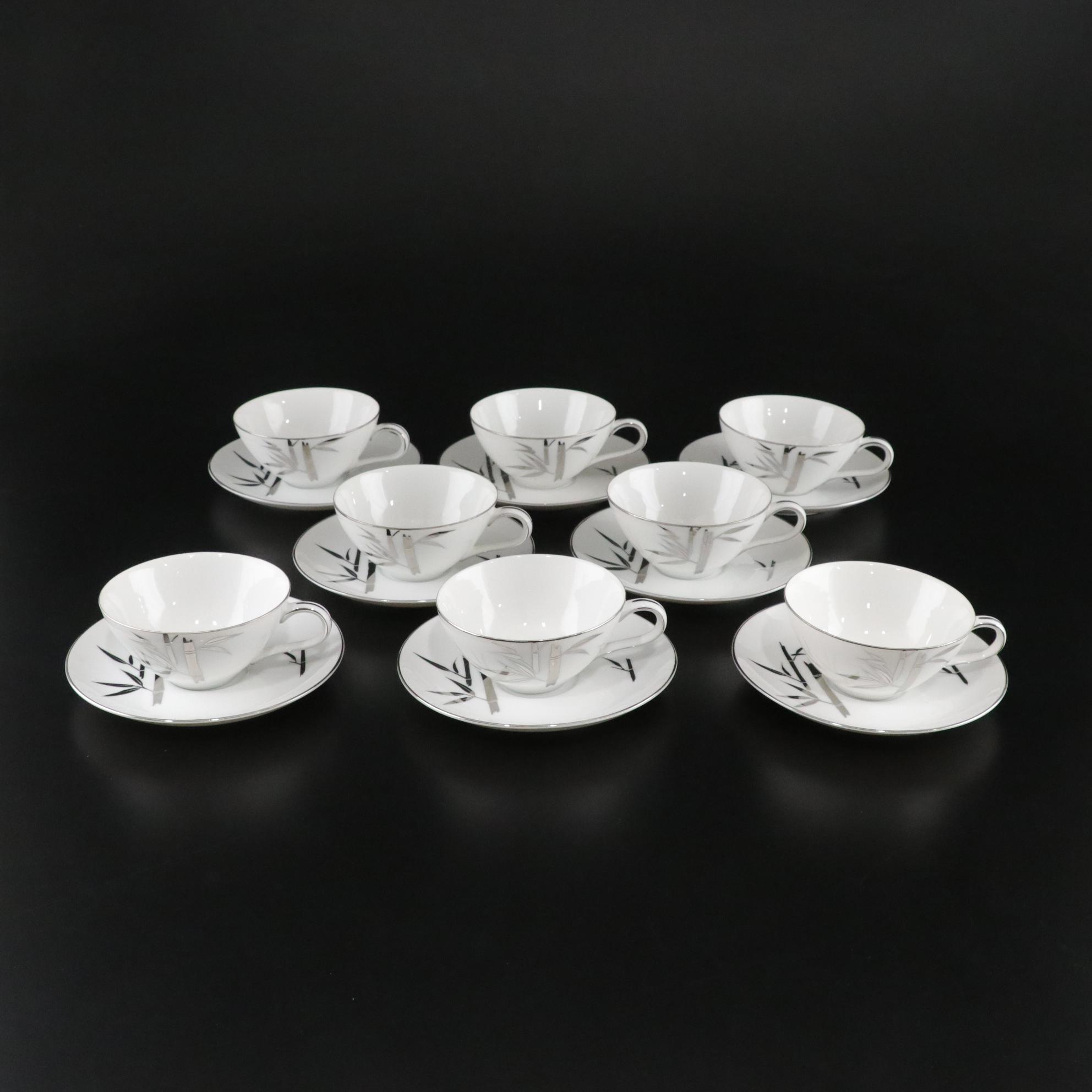 Best China "Bamboo" Porcelain Dinnerware, Late 20th Century