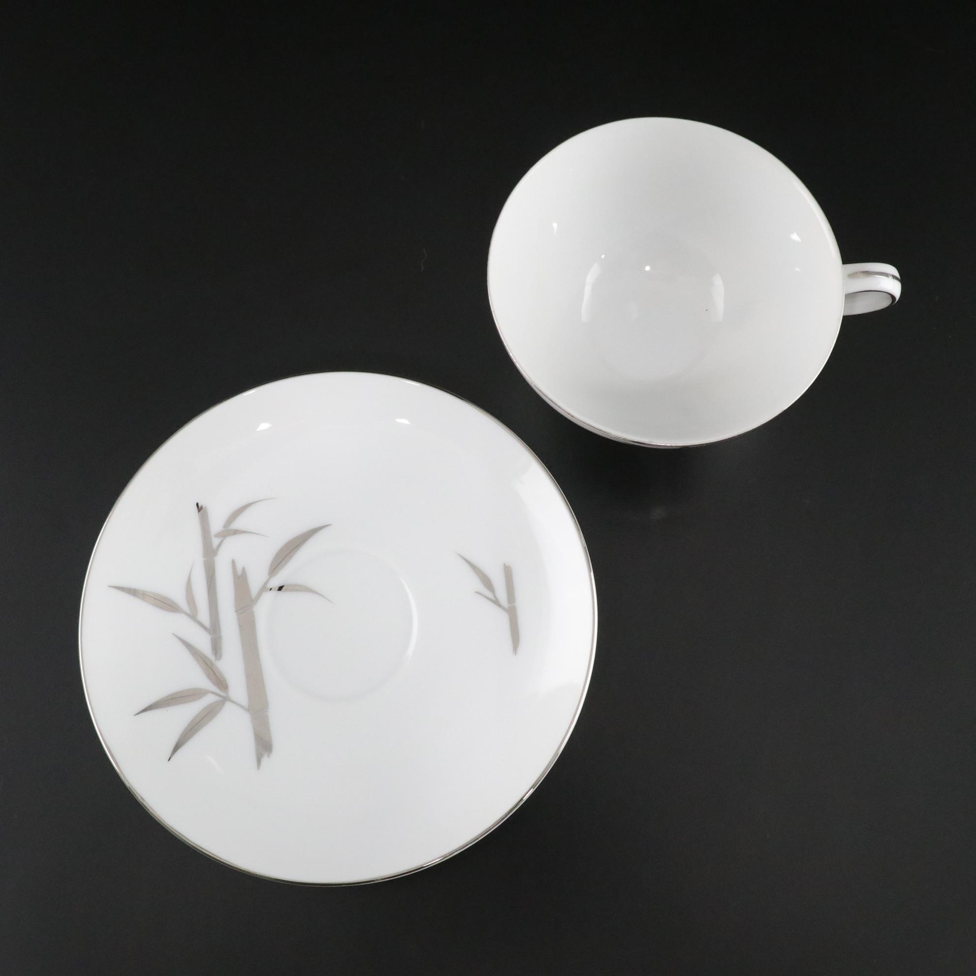 Best China "Bamboo" Porcelain Dinnerware, Late 20th Century