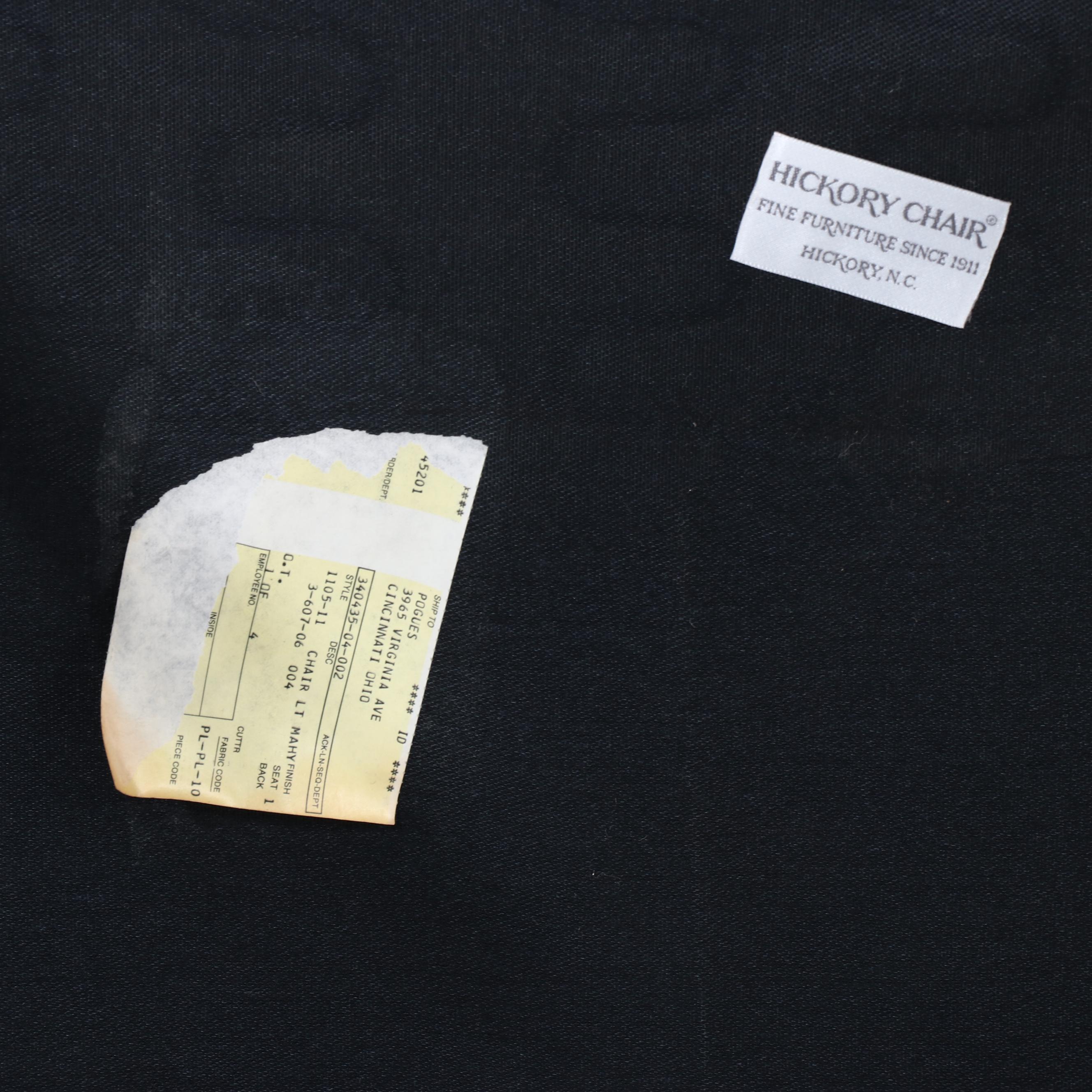 Sligh Campaign Style Mahogany and Brass Desk with Chair