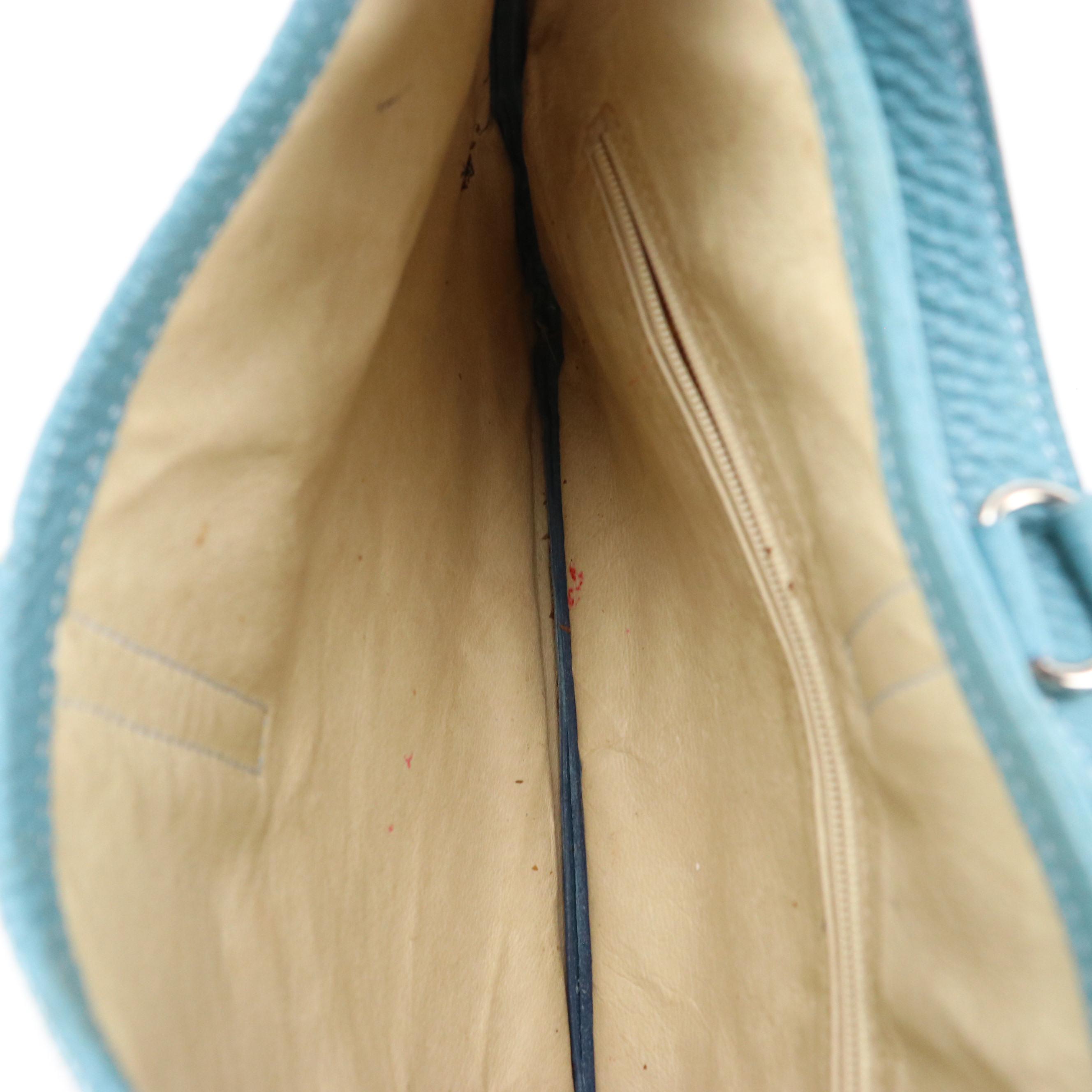 Etienne Aigner Mint Green Leather 2Way Mini Bag, Other Blue Leather Shoulder Bag