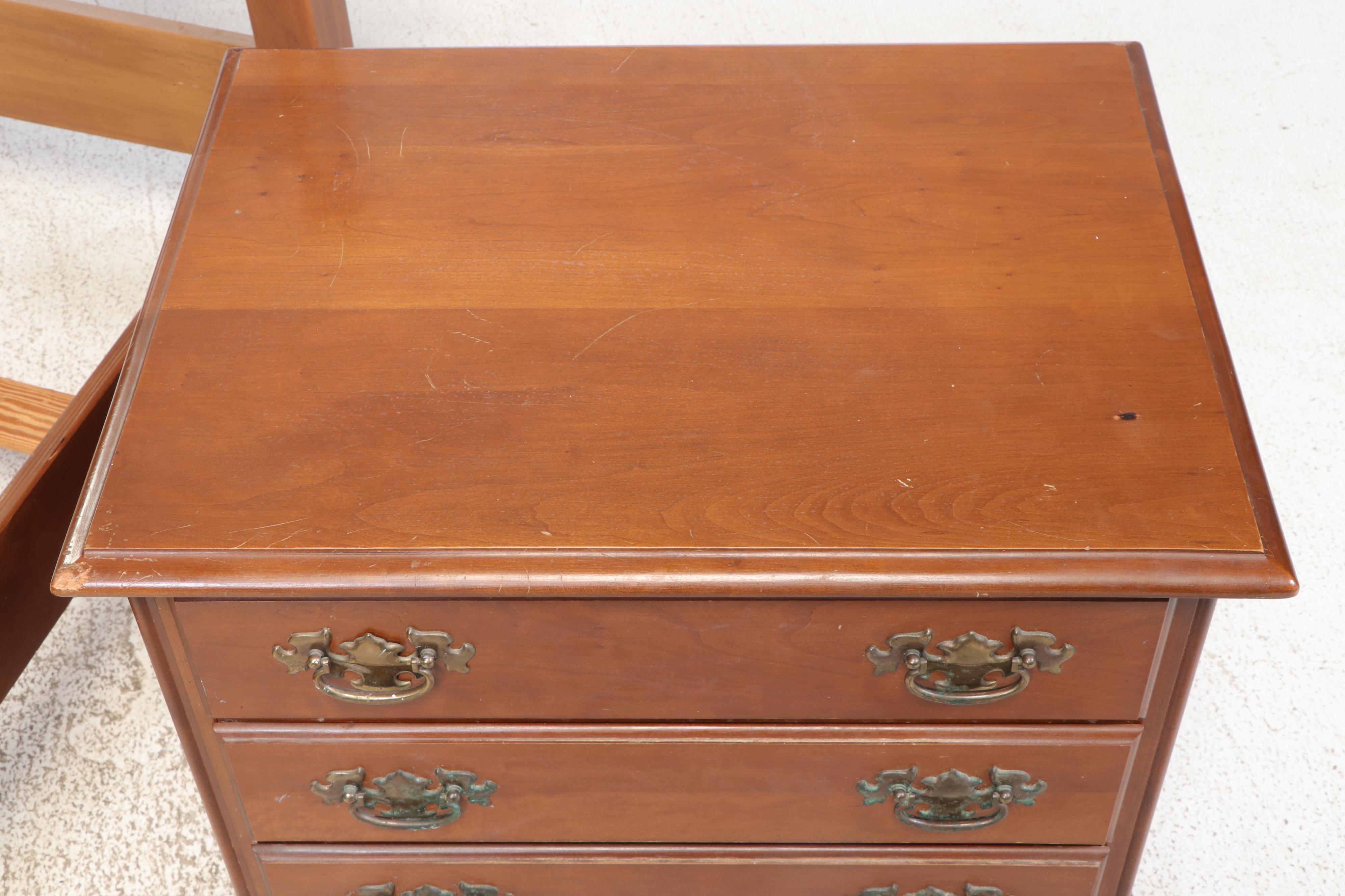 Three-Piece Colonial Style Cherrywood Bedroom Group, Incl. Taylor Jamestown