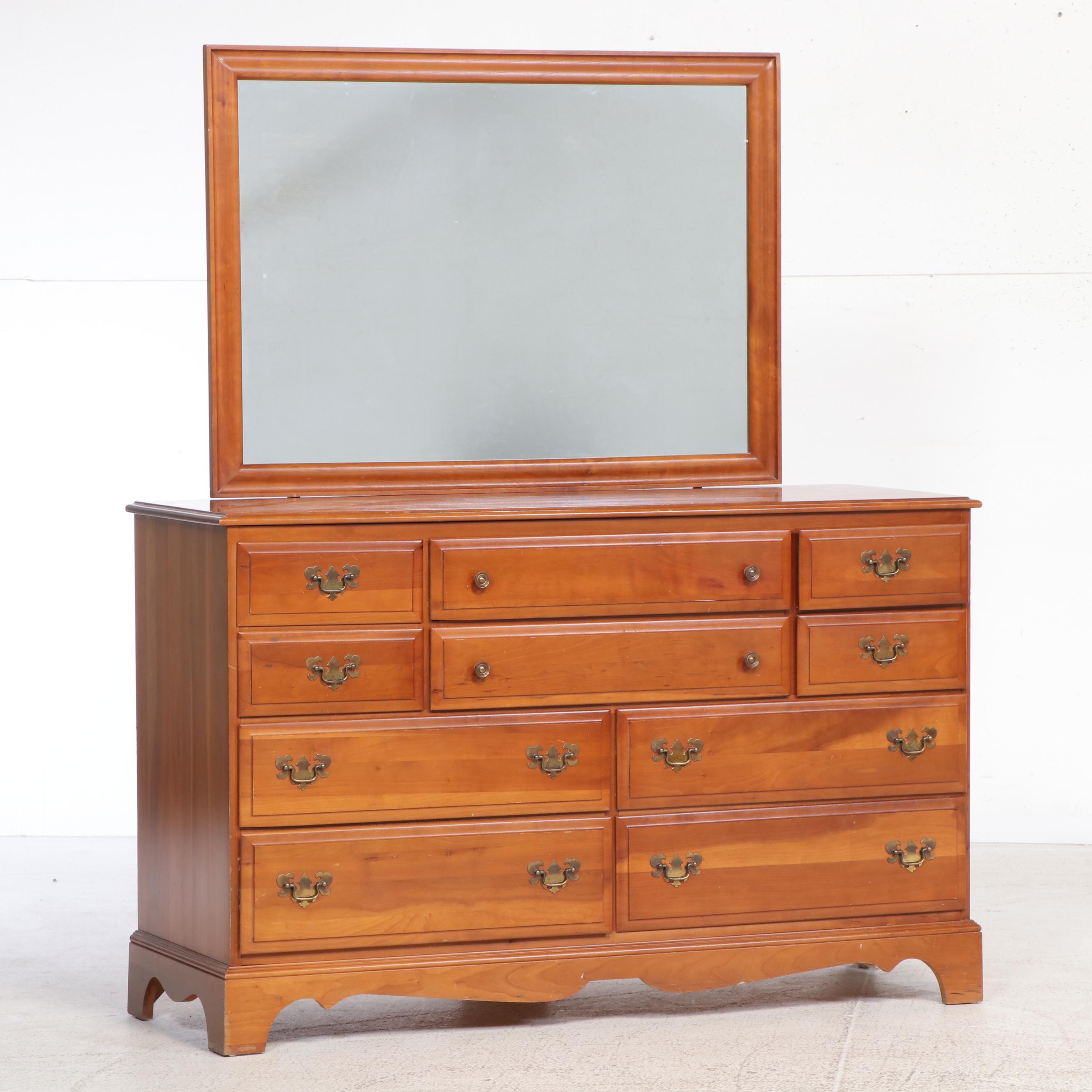 Three-Piece Colonial Style Cherrywood Bedroom Group, Incl. Taylor Jamestown