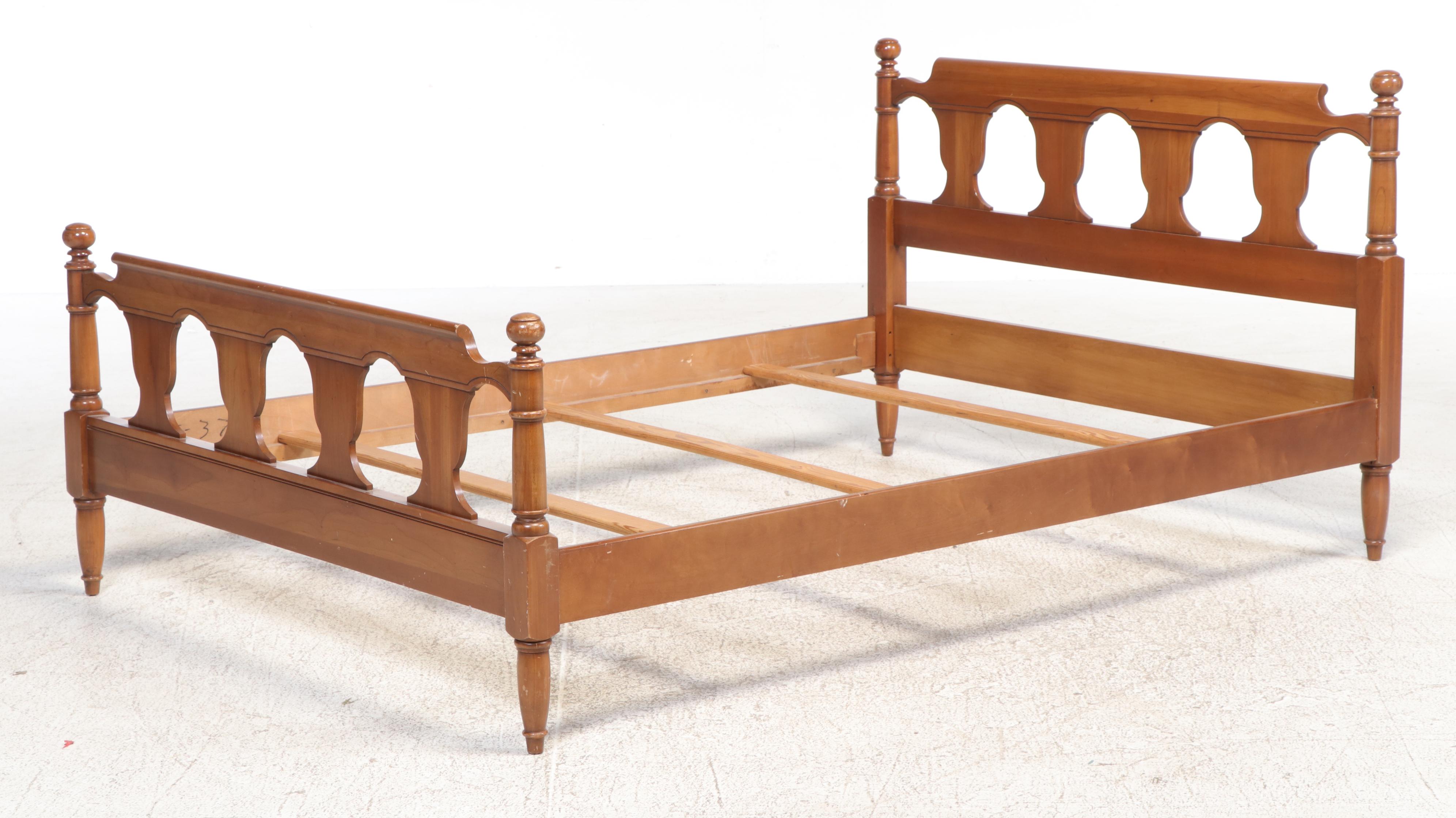 Three-Piece Colonial Style Cherrywood Bedroom Group, Incl. Taylor Jamestown