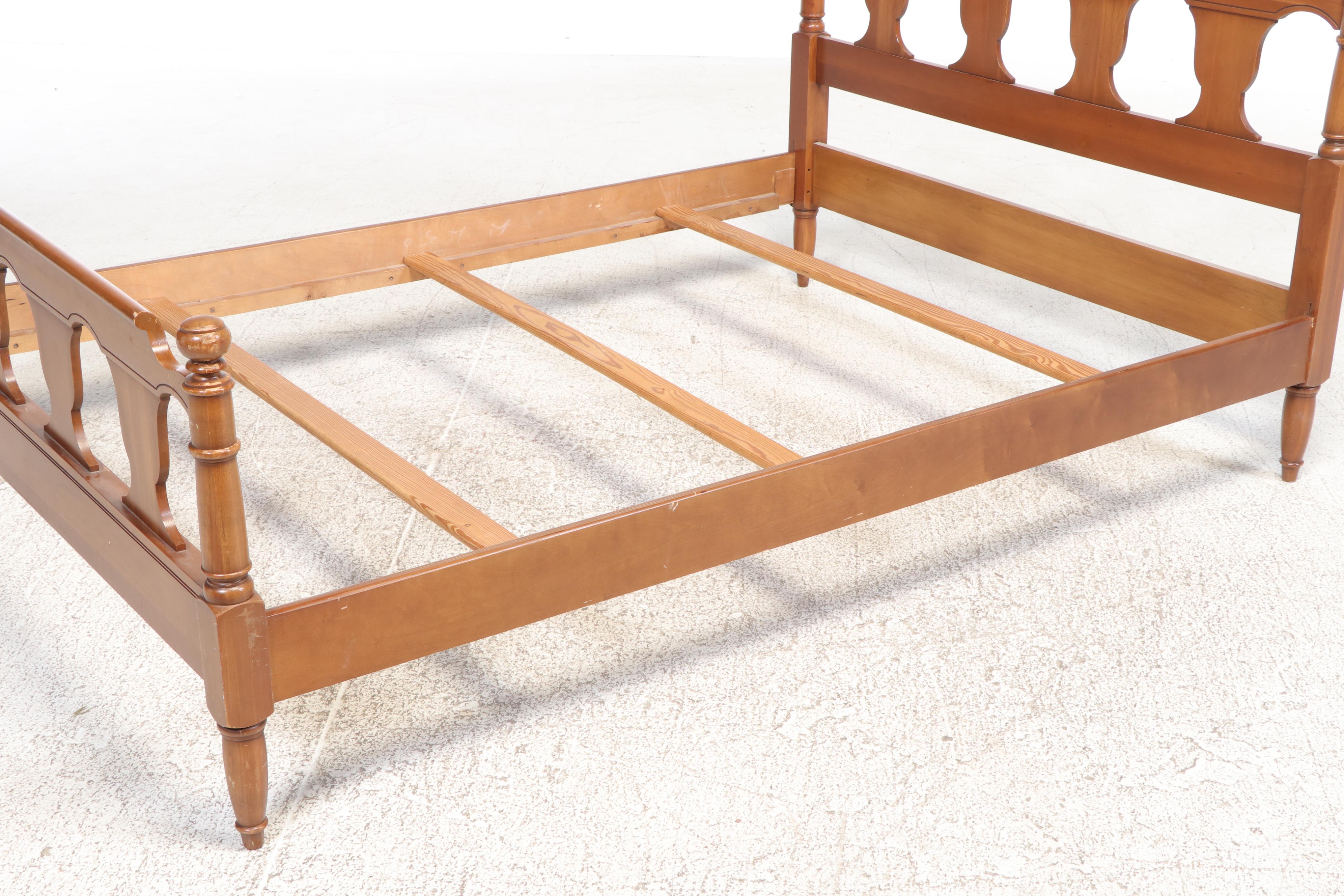 Three-Piece Colonial Style Cherrywood Bedroom Group, Incl. Taylor Jamestown