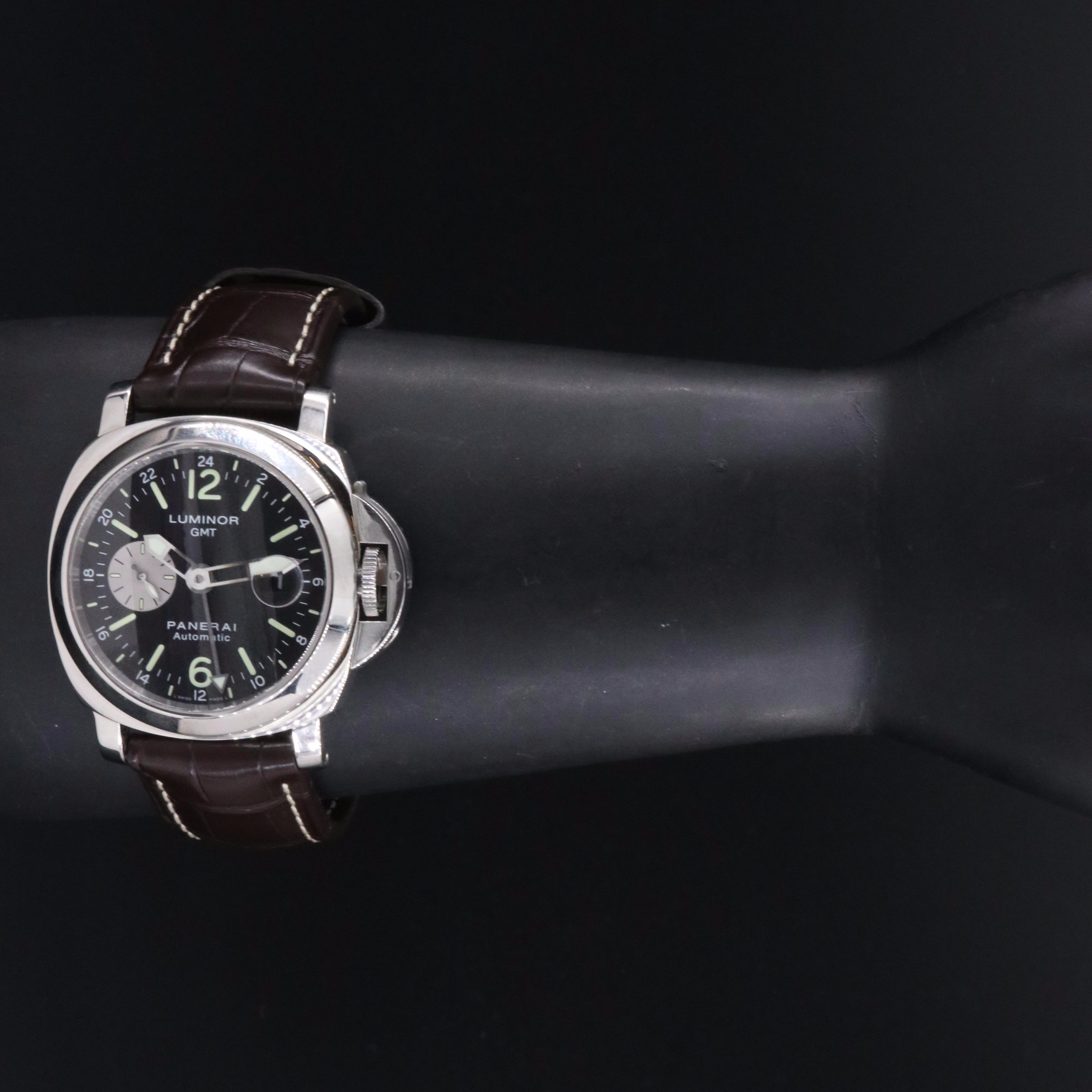 Panerai Luminor GMT PAM00088 Steel Automatic Watch