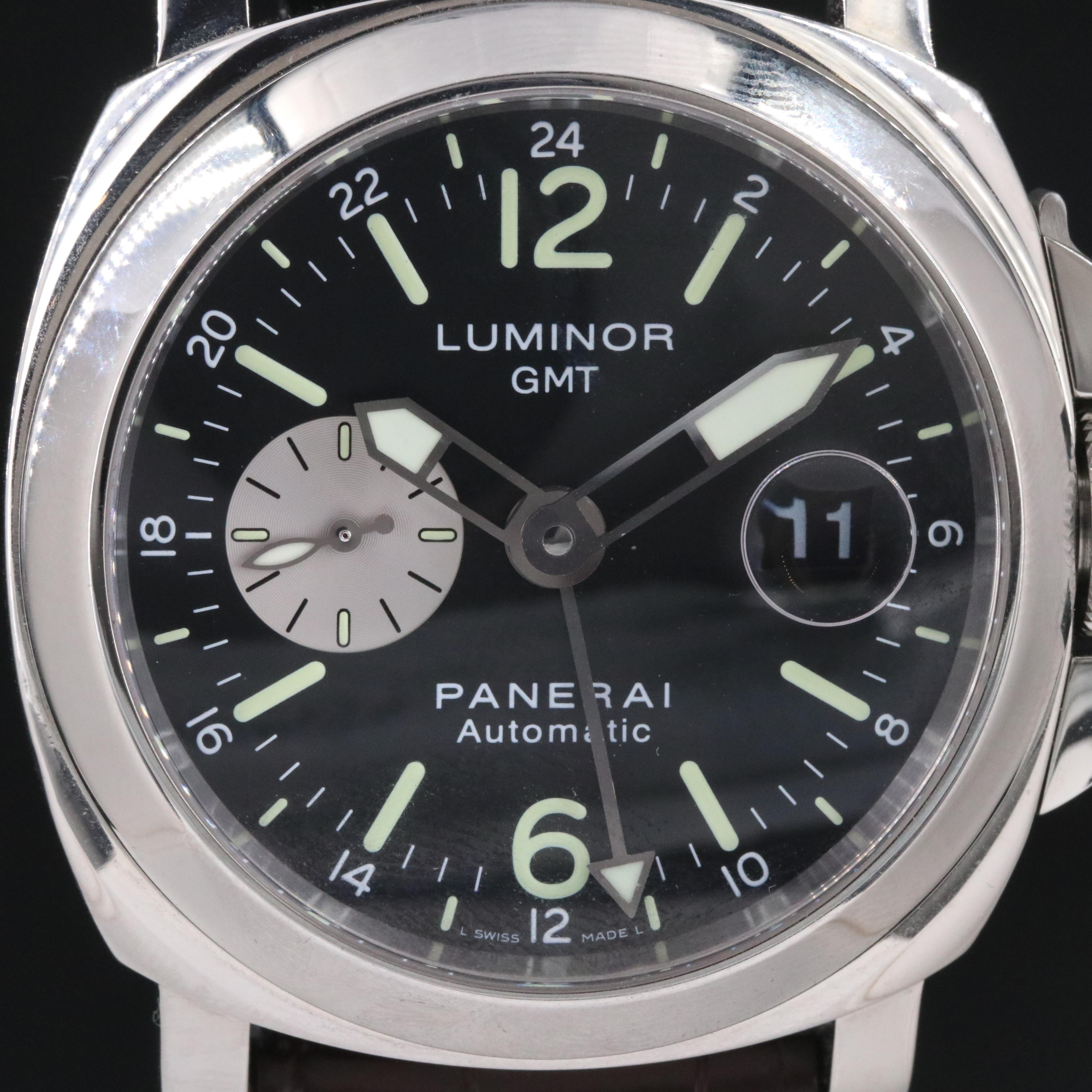 Panerai Luminor GMT PAM00088 Steel Automatic Watch