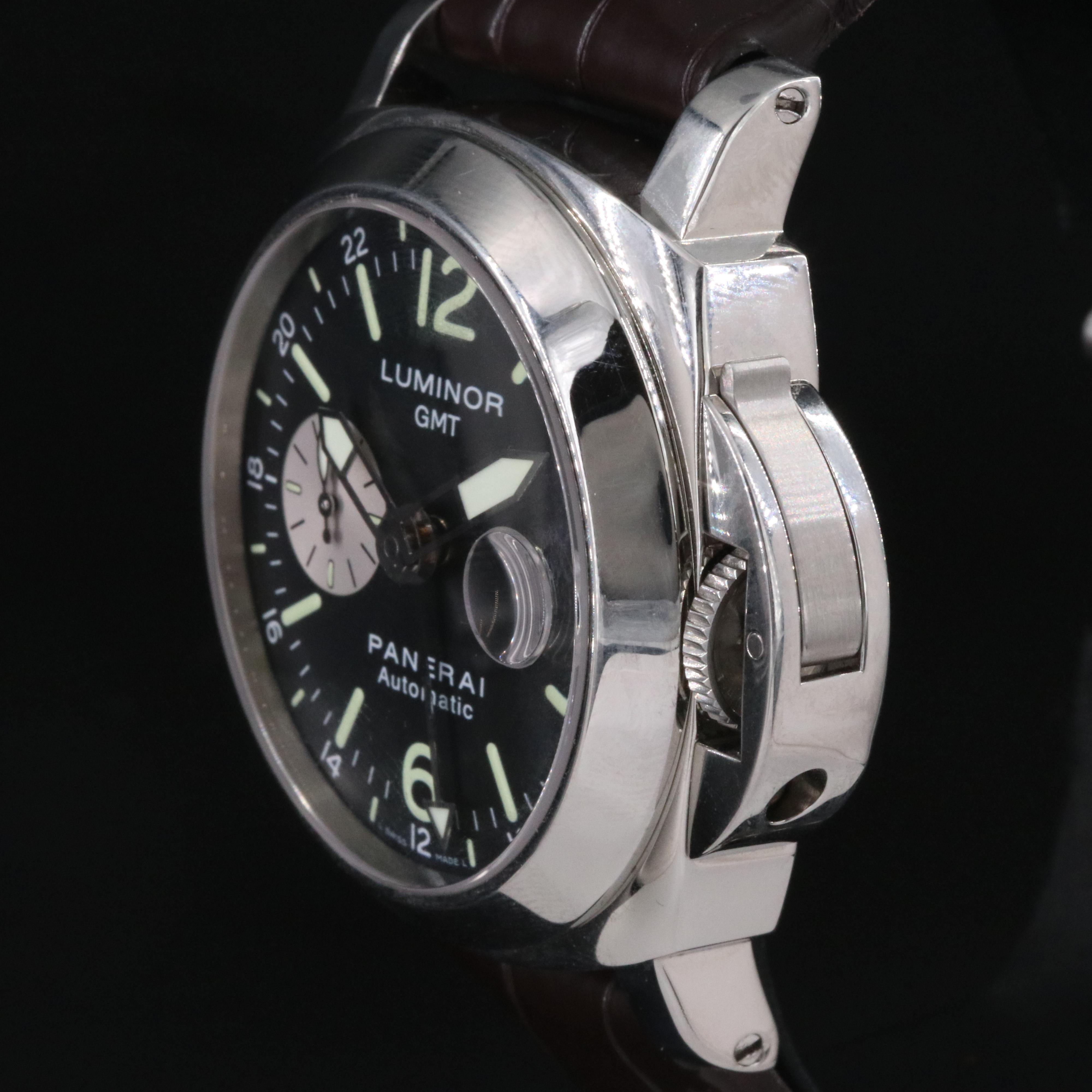 Panerai Luminor GMT PAM00088 Steel Automatic Watch