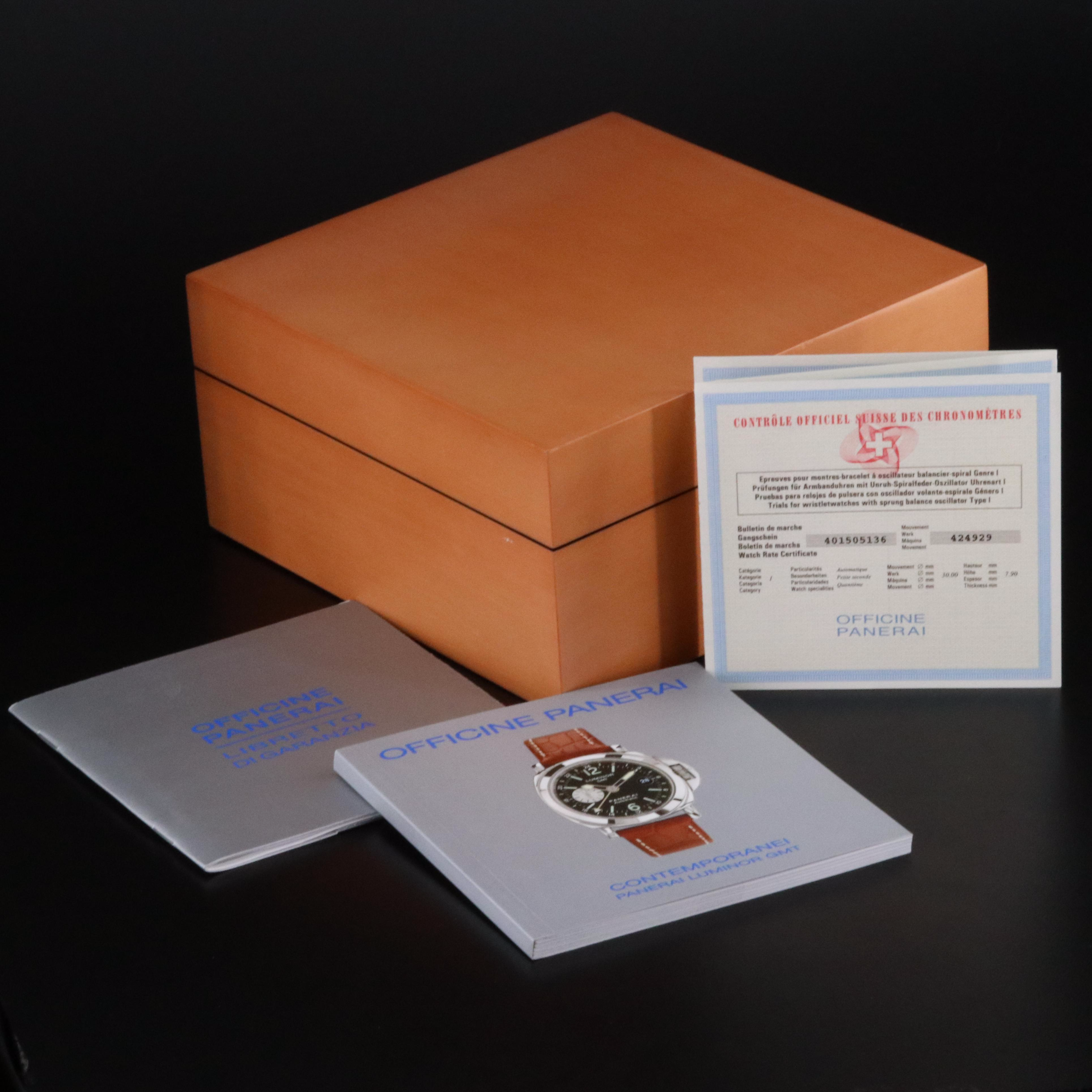 Panerai Luminor GMT PAM00088 Steel Automatic Watch