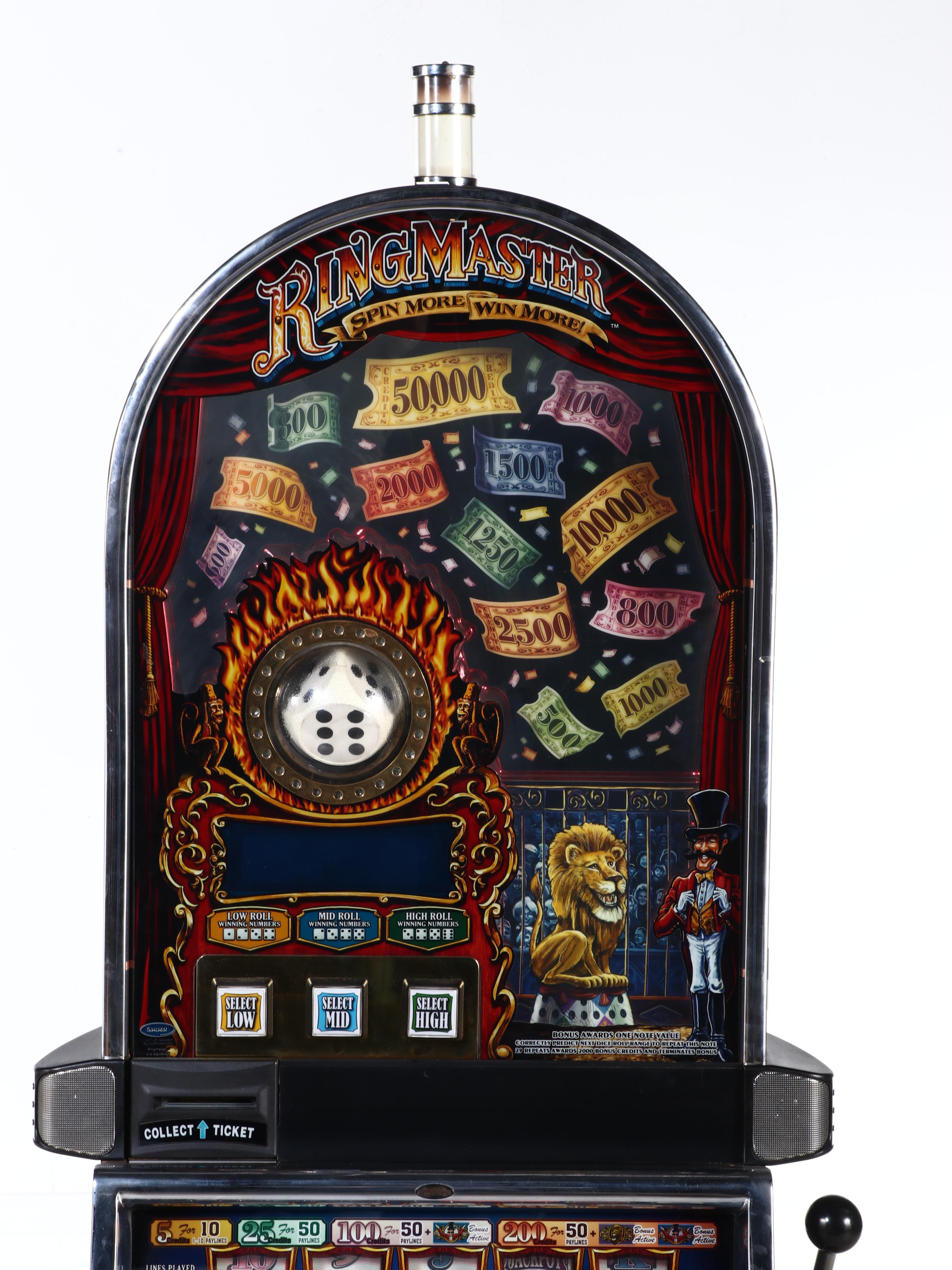 IGT Barcrest "Ring Master" Slot Machine, 2008