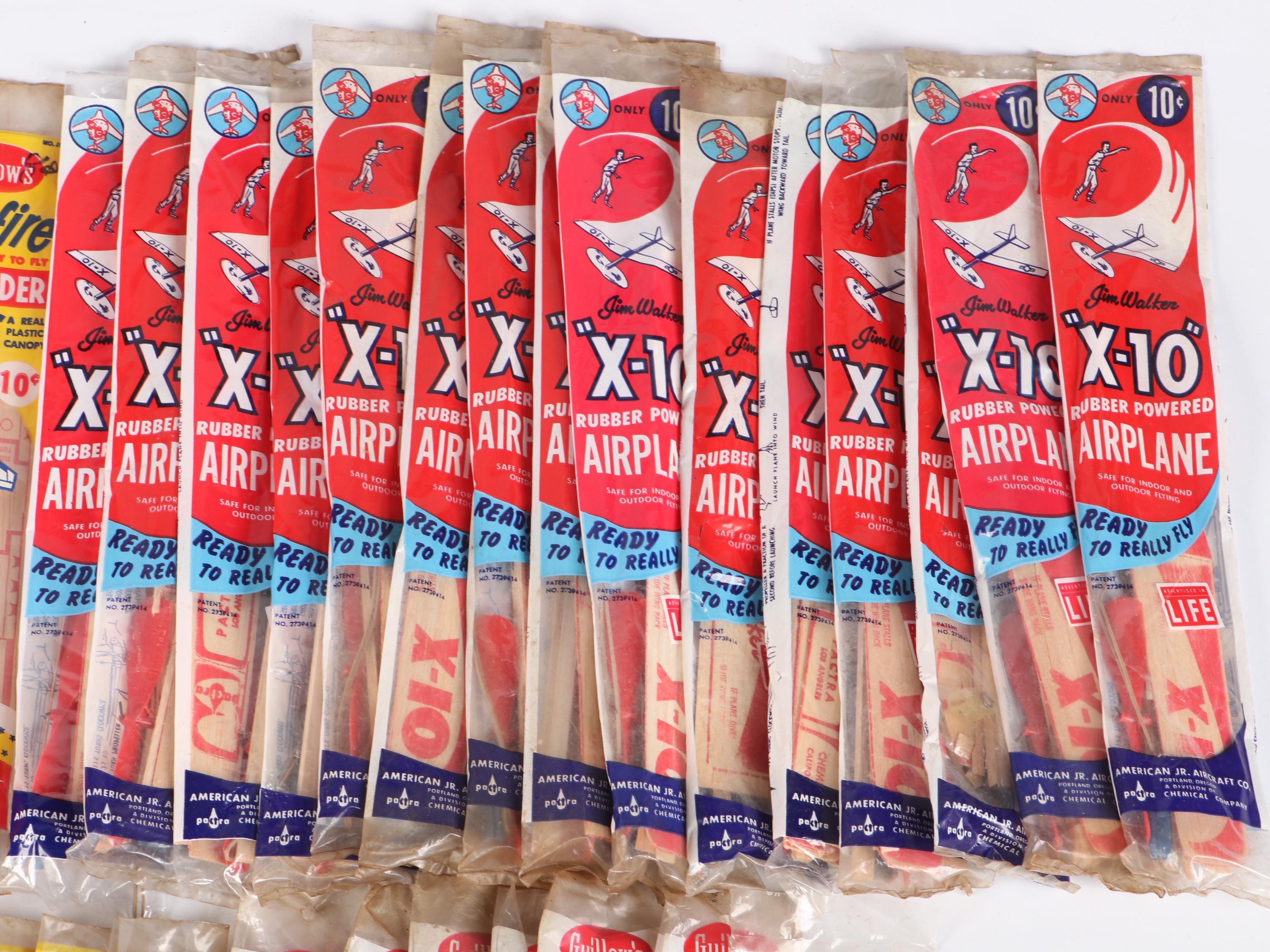 Paul K. Guillow "Flying Clown," "Jetfire" and More Airplane Model Kits