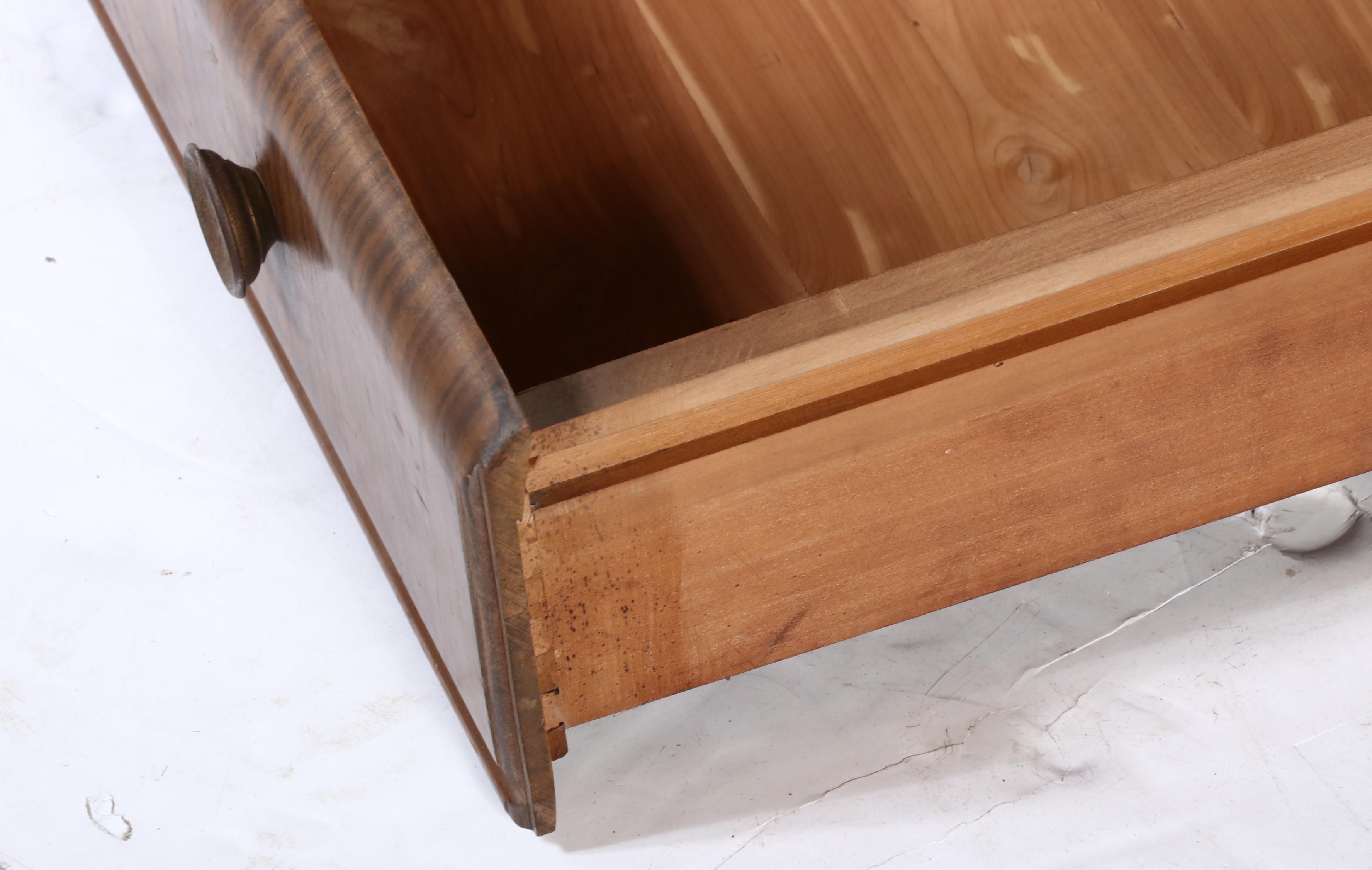 Ed Roos Company Cedar Chest with Drawers and Clock, Mid-20th Century