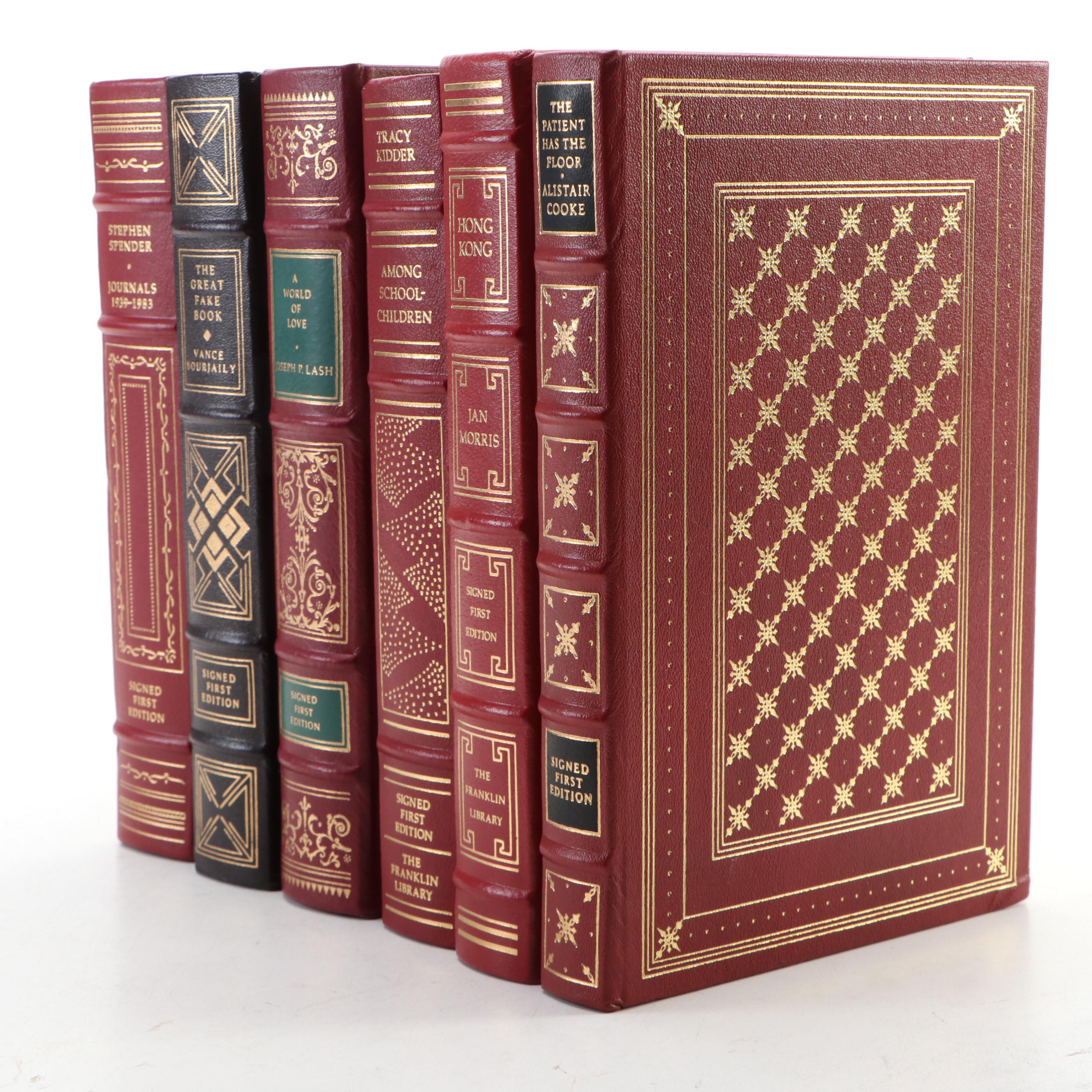 Franklin Library Signed First Edition "Hong Kong" by Jan Morris and More Books