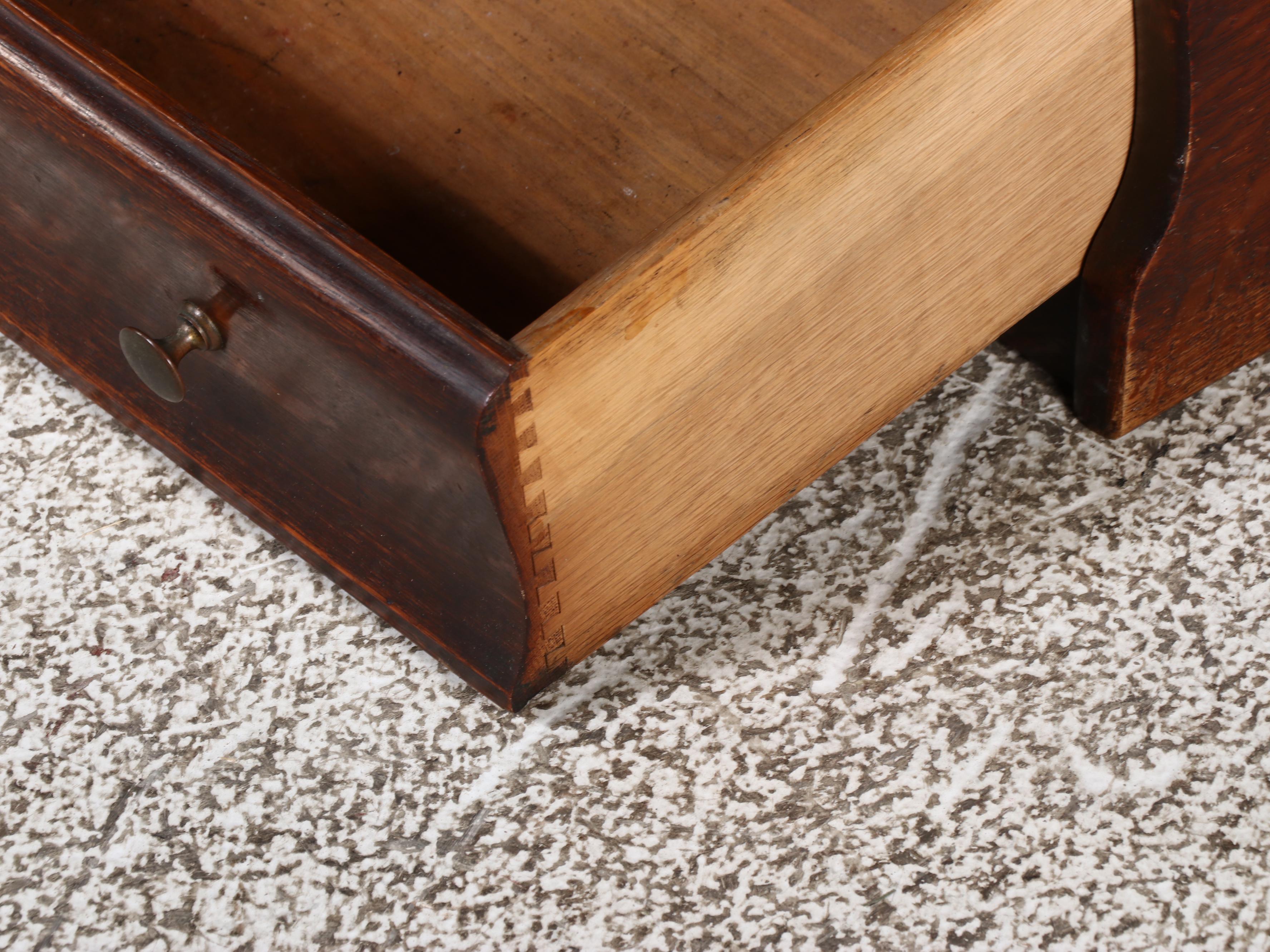 Globe-Wernicke Quartersawn Oak Three-Stack Barrister's Bookcase w/ Base Drawer