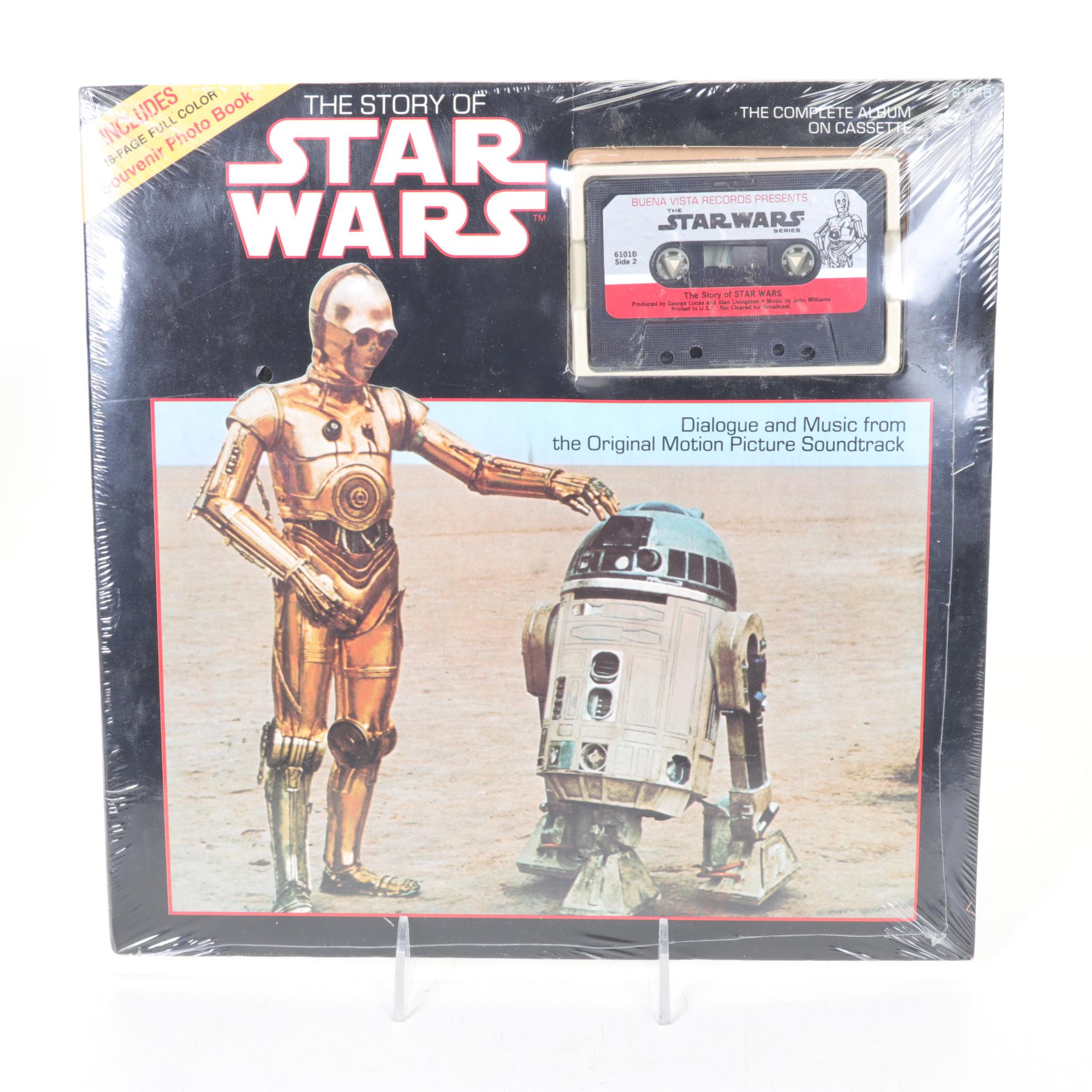 Star Wars Soundtrack Records, Cassettes, and Read-Along Stories on Vinyl