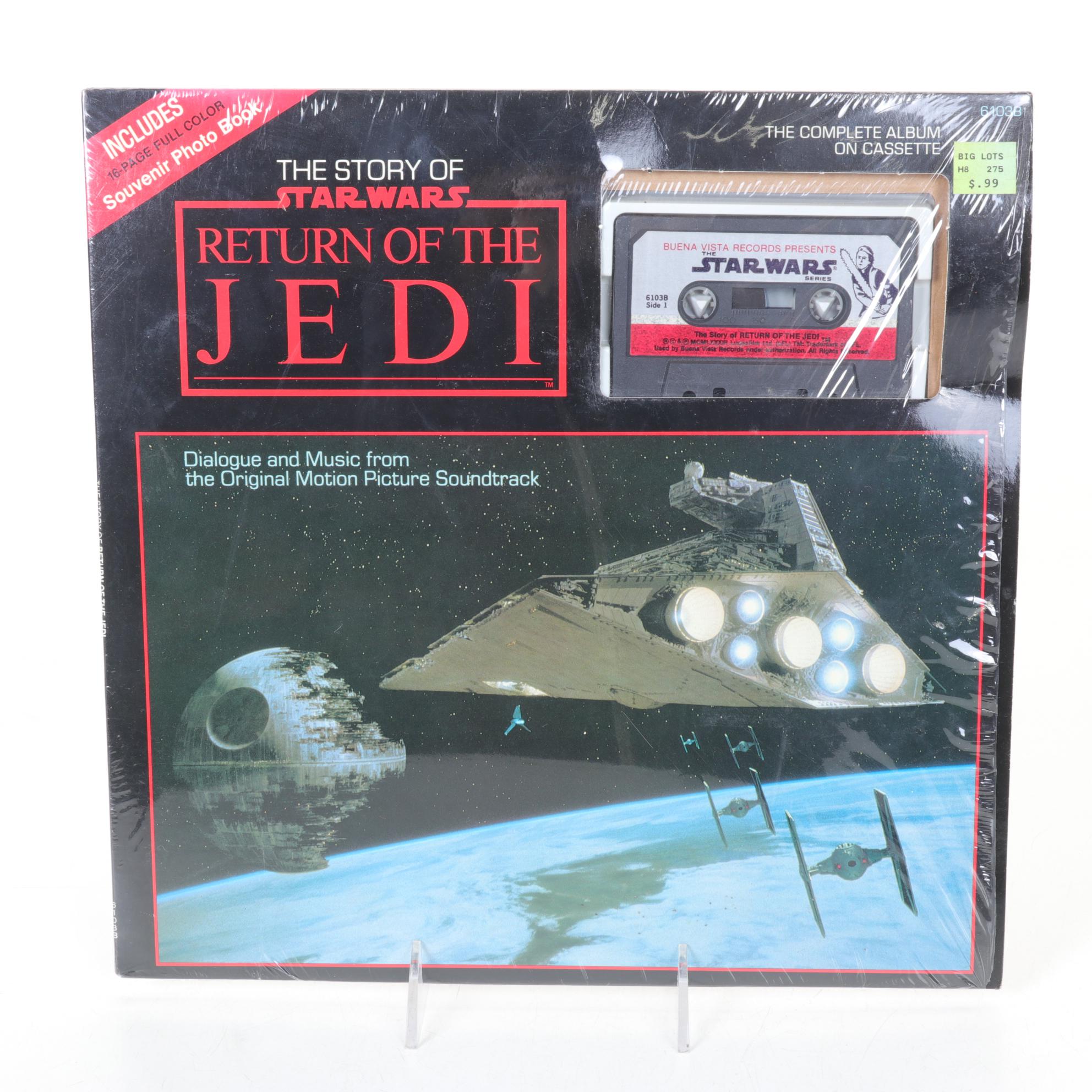 Star Wars Soundtrack Records, Cassettes, and Read-Along Stories on Vinyl