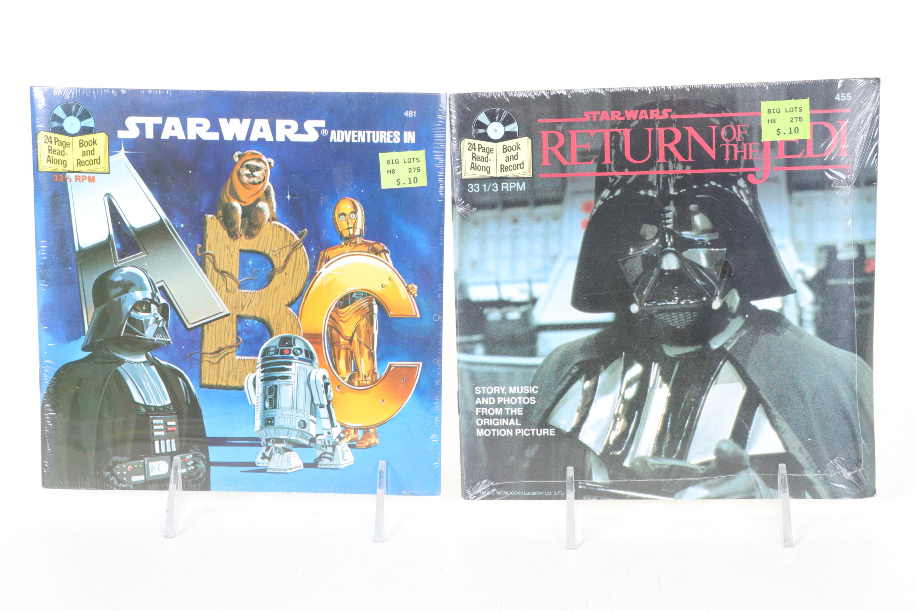 Star Wars Soundtrack Records, Cassettes, and Read-Along Stories on Vinyl