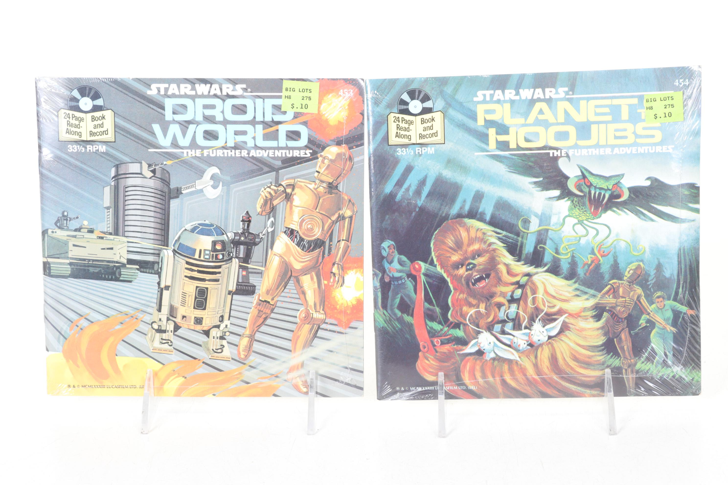 Star Wars Soundtrack Records, Cassettes, and Read-Along Stories on Vinyl