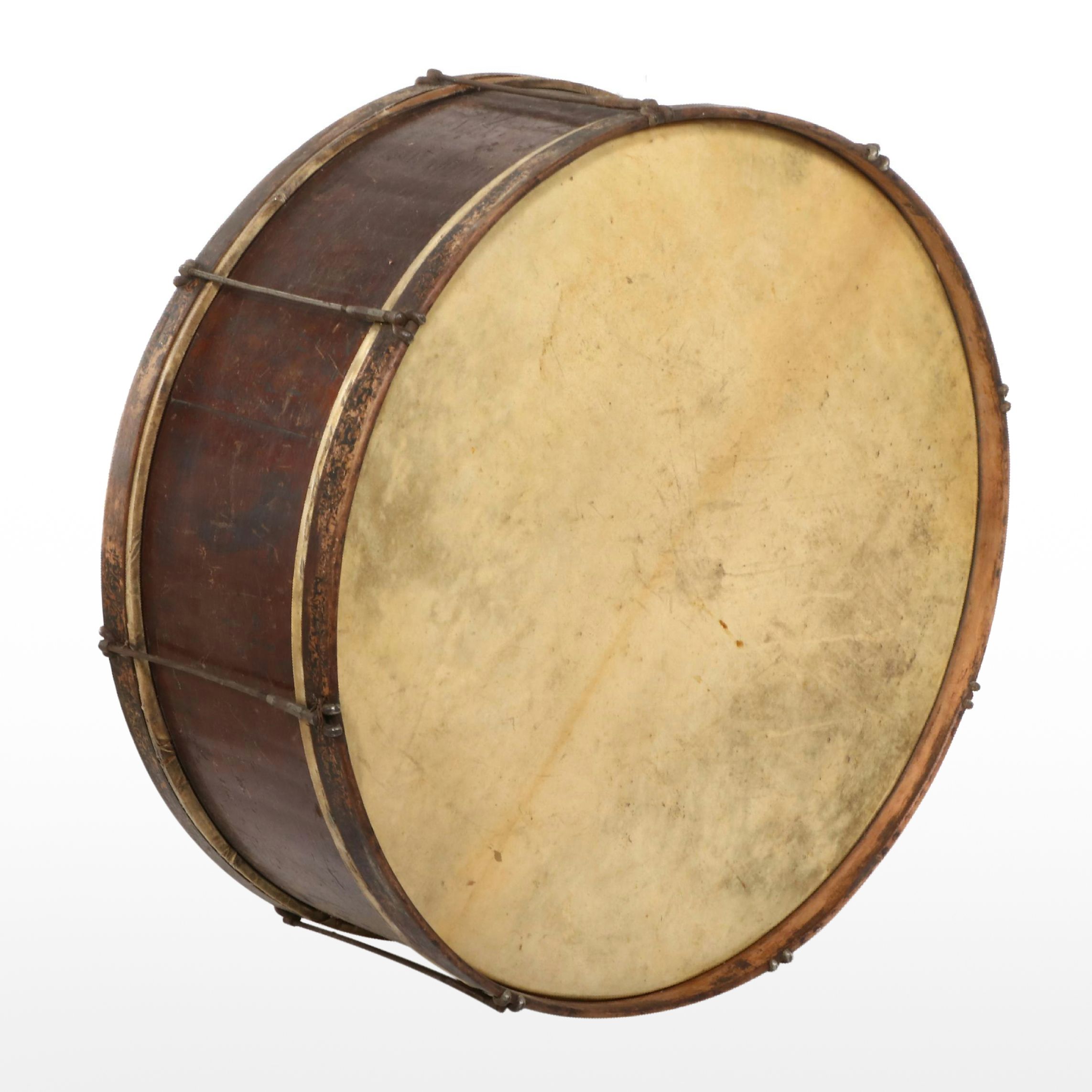 Improved Order of Red Men Lodge Ceremonial Drum, Mid-20th Century