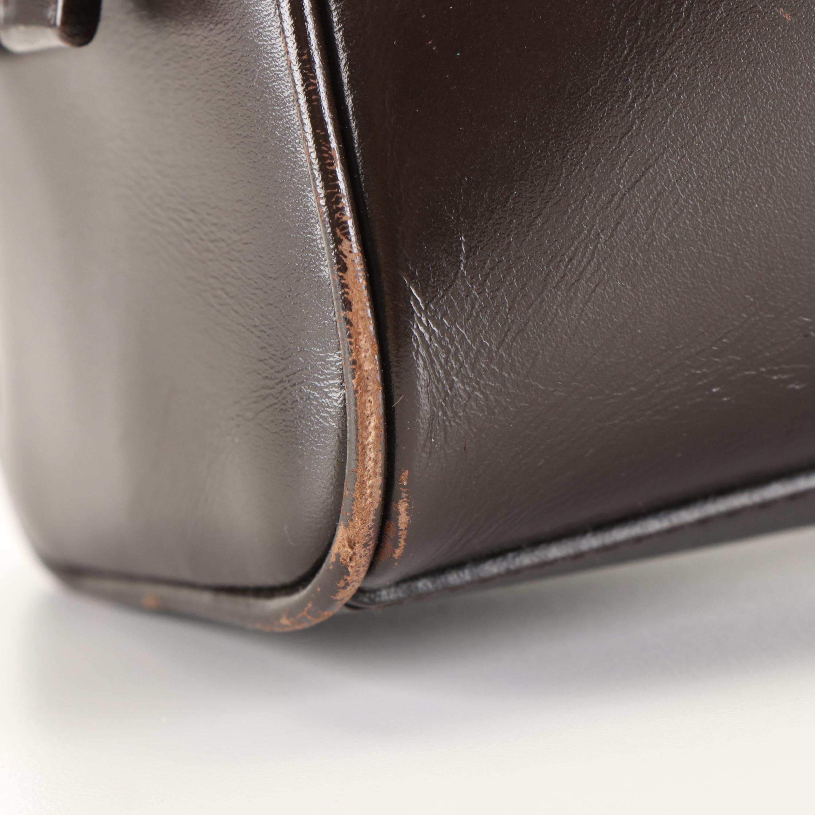 Prada Leather Vitello Sport Bowler Bag