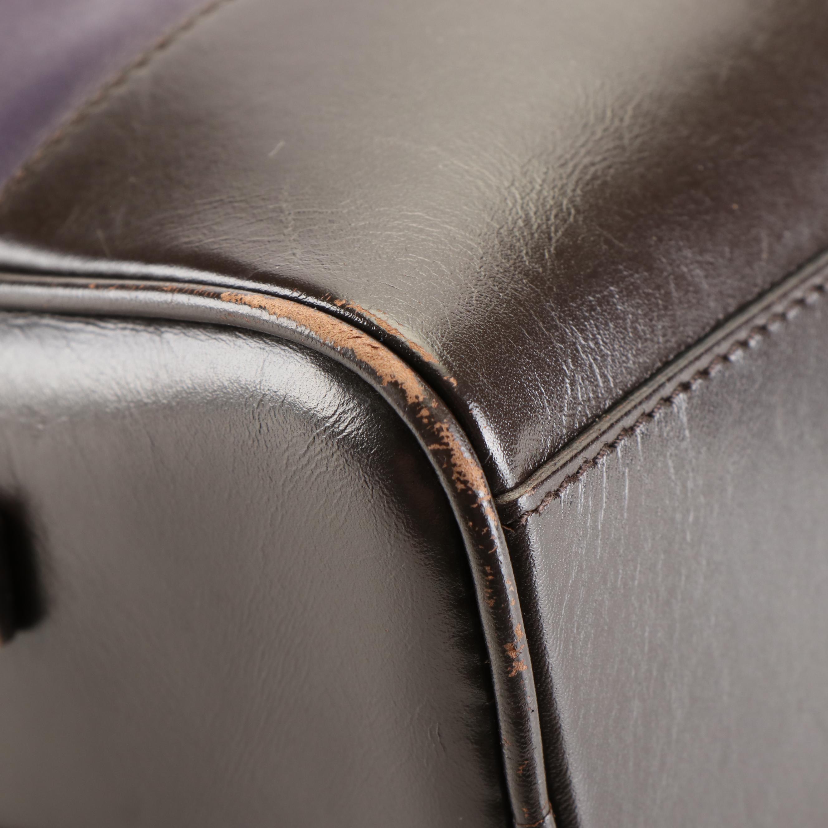 Prada Leather Vitello Sport Bowler Bag