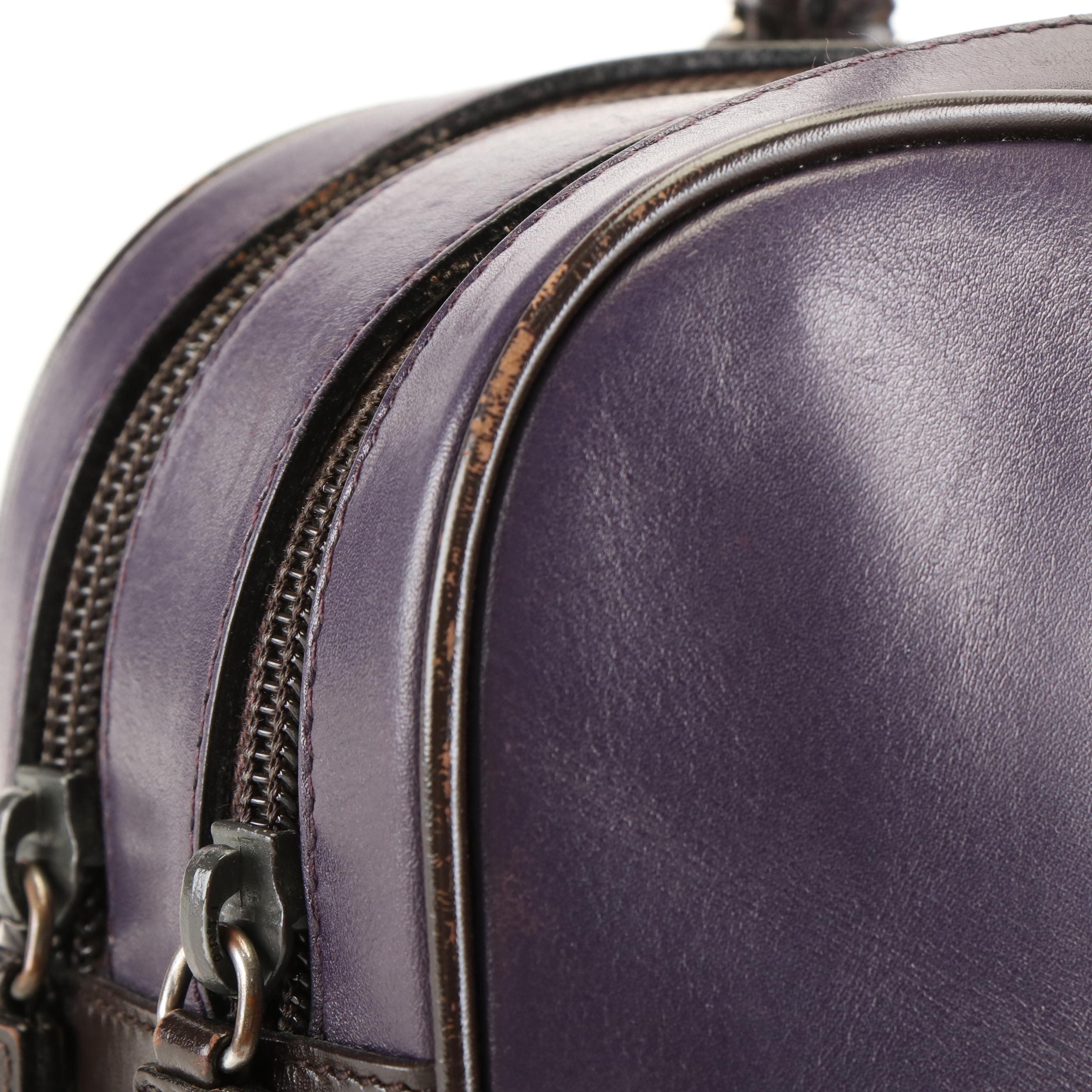 Prada Leather Vitello Sport Bowler Bag