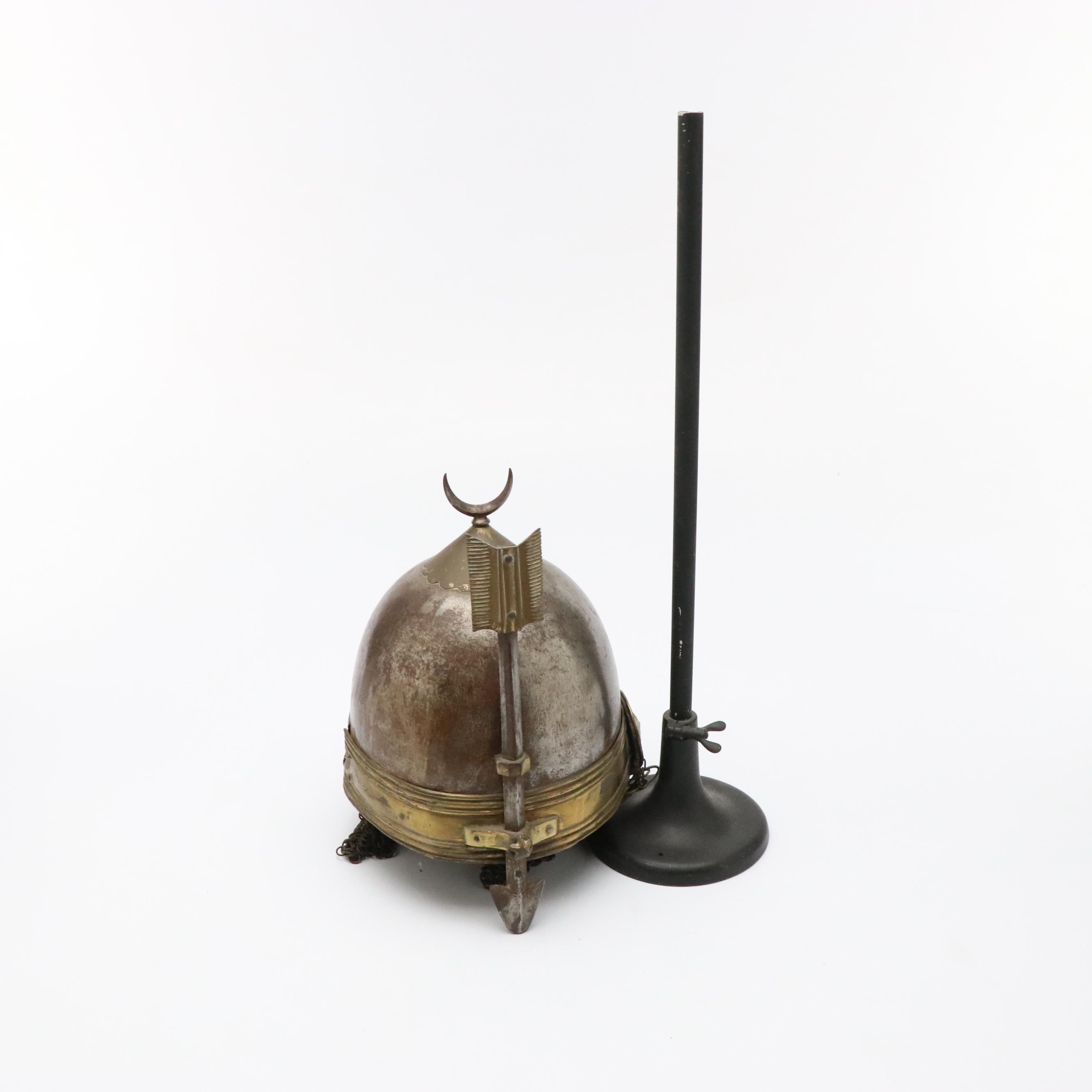 Ottoman Empire Egyptian Khedive Guard Military Helmet, Mid-19th Century
