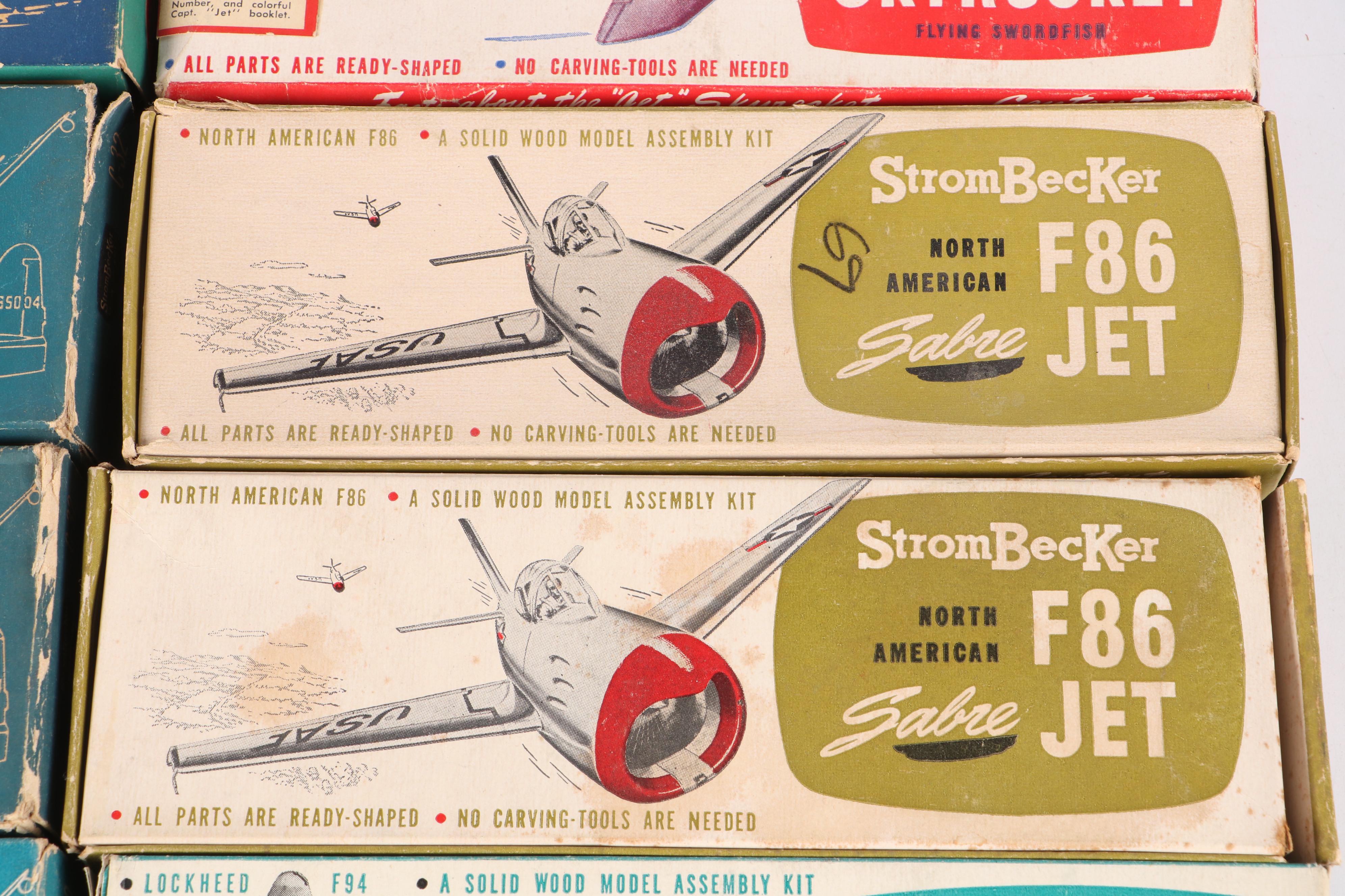 StromBecker "Lockheed F94 Jet Fighter" and More Airplane Model Kits