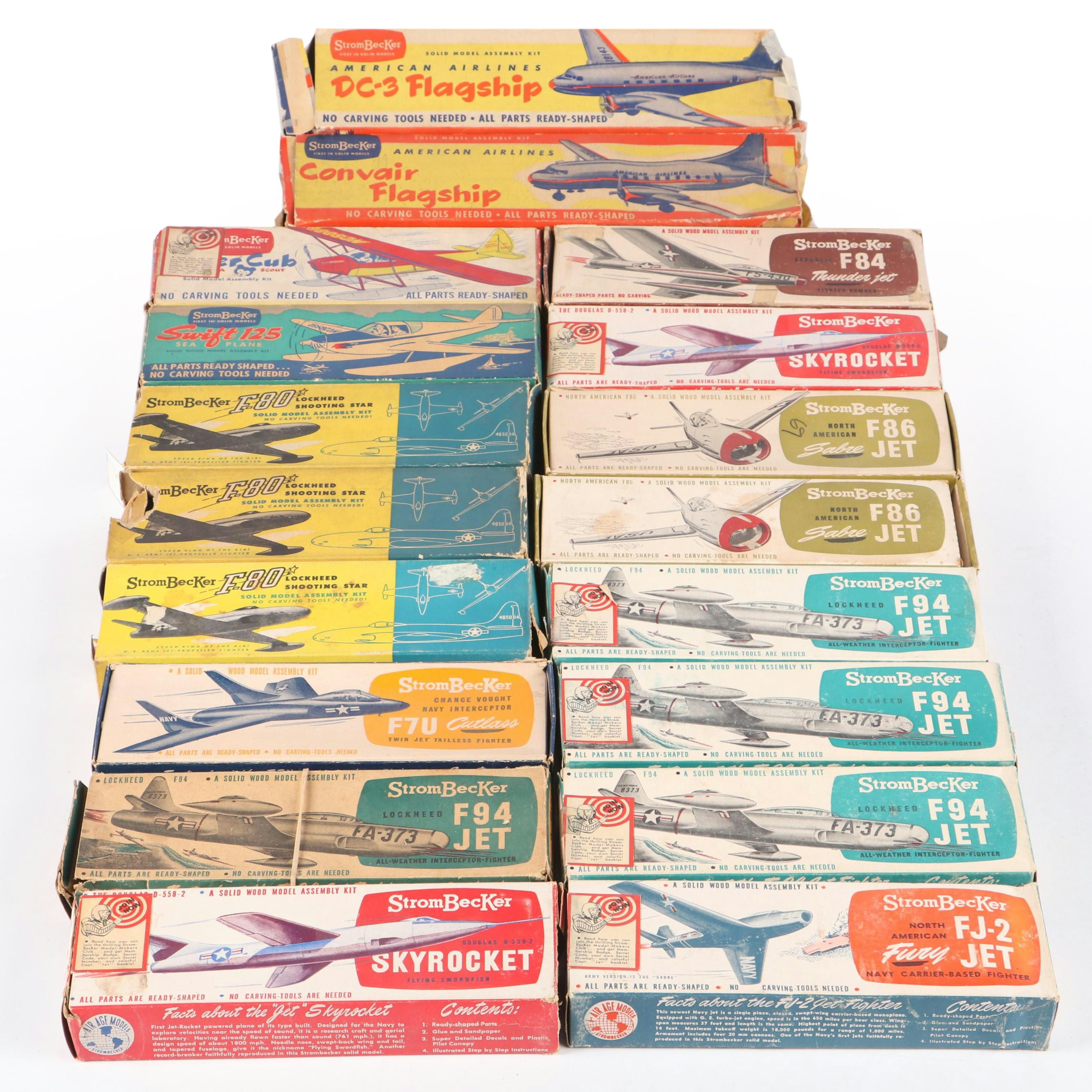 StromBecker "Lockheed F94 Jet Fighter" and More Airplane Model Kits