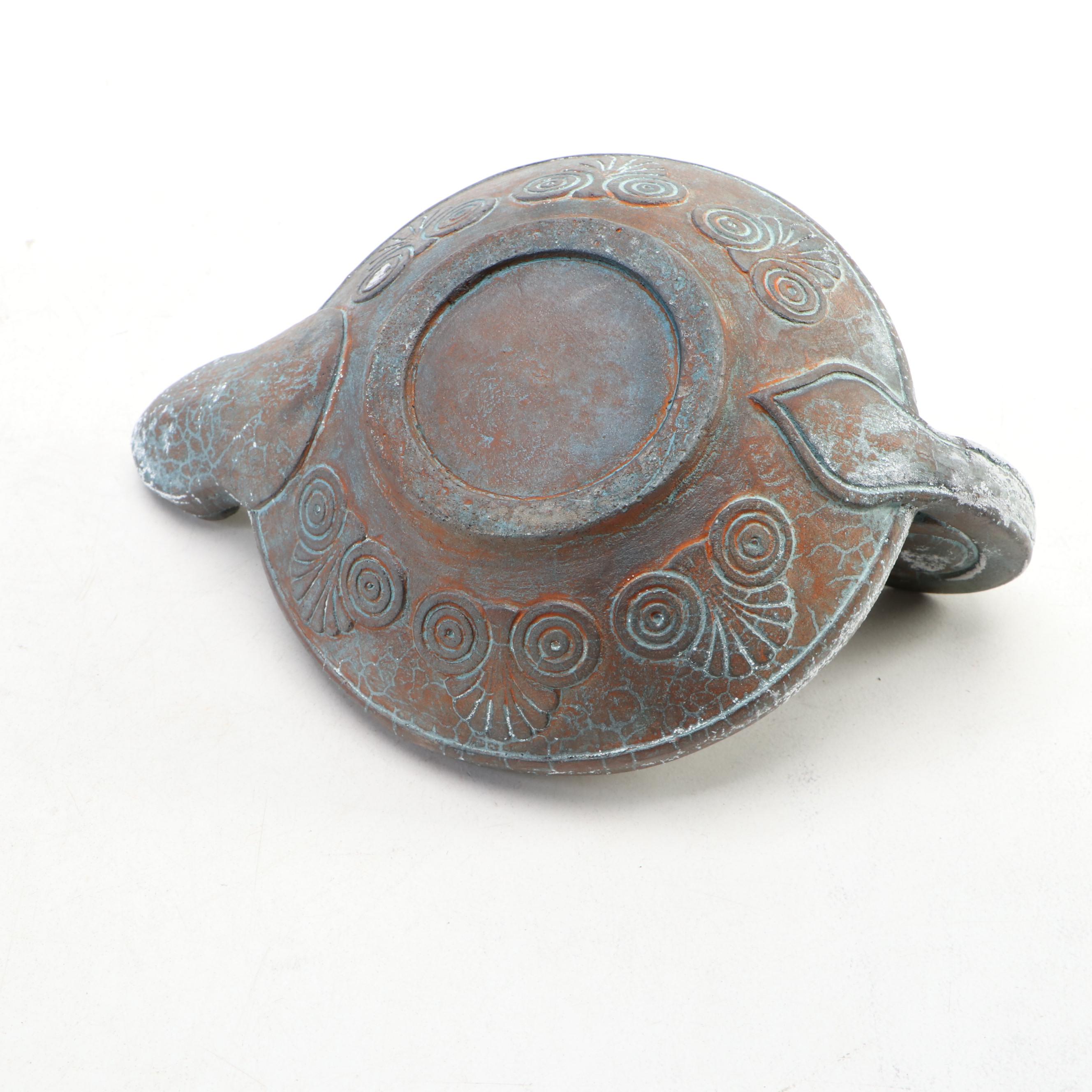 Wedgwood Basalt Black Jasperware Spill Vase with Other Greco-Roman Style Décor