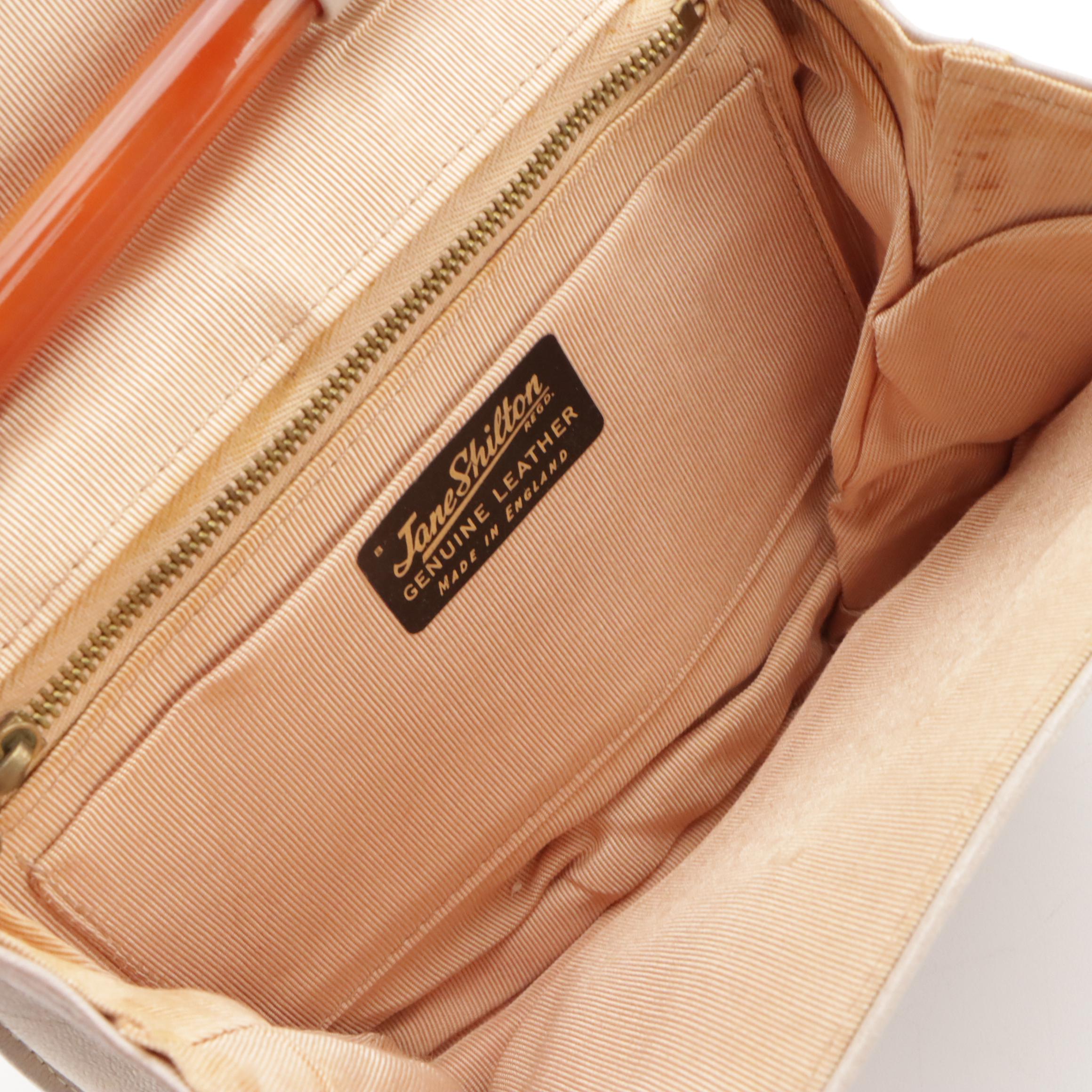 Jane Shilton Leather Top Handle Bag with Caché & Other Bead Embellished Bags