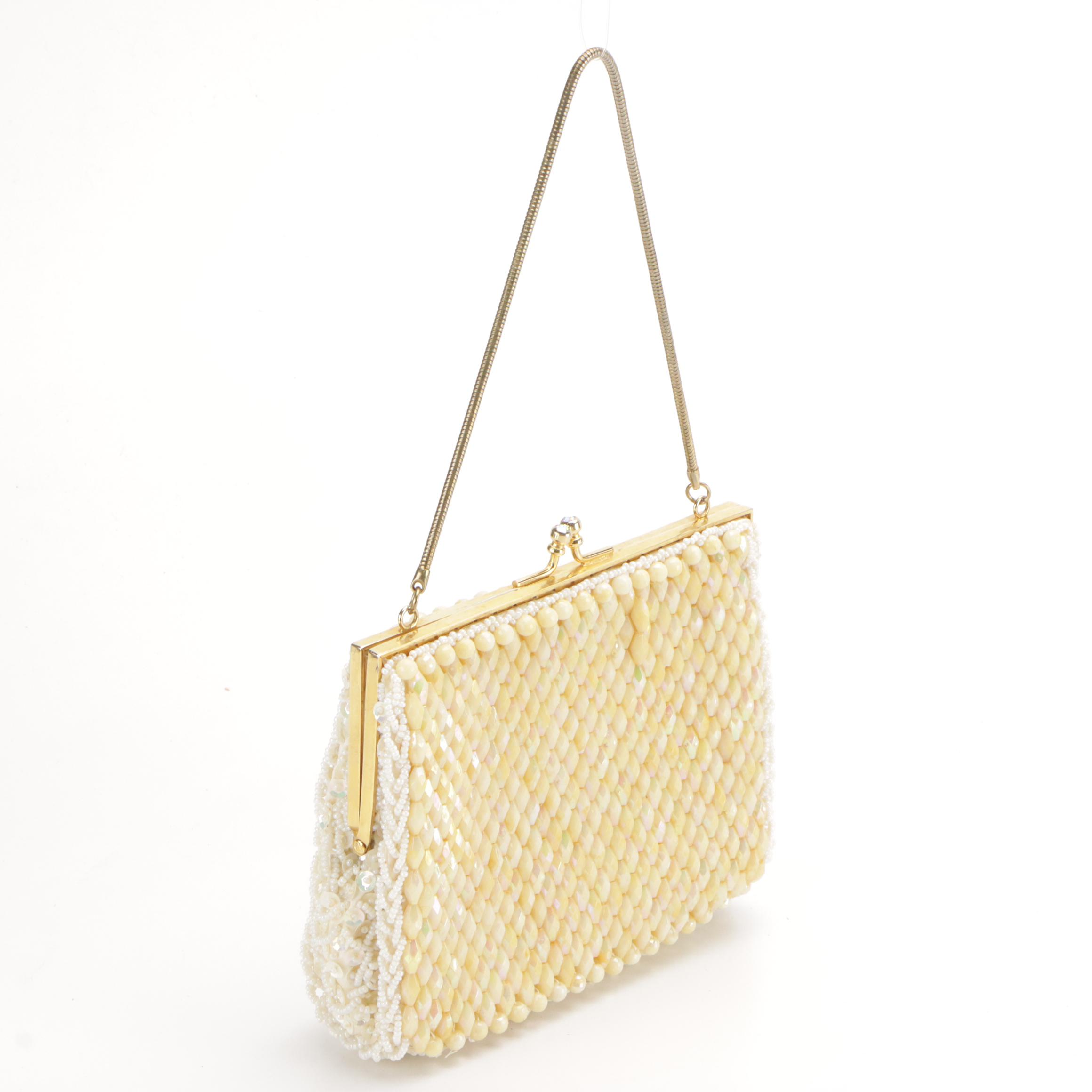 Jane Shilton Leather Top Handle Bag with Caché & Other Bead Embellished Bags