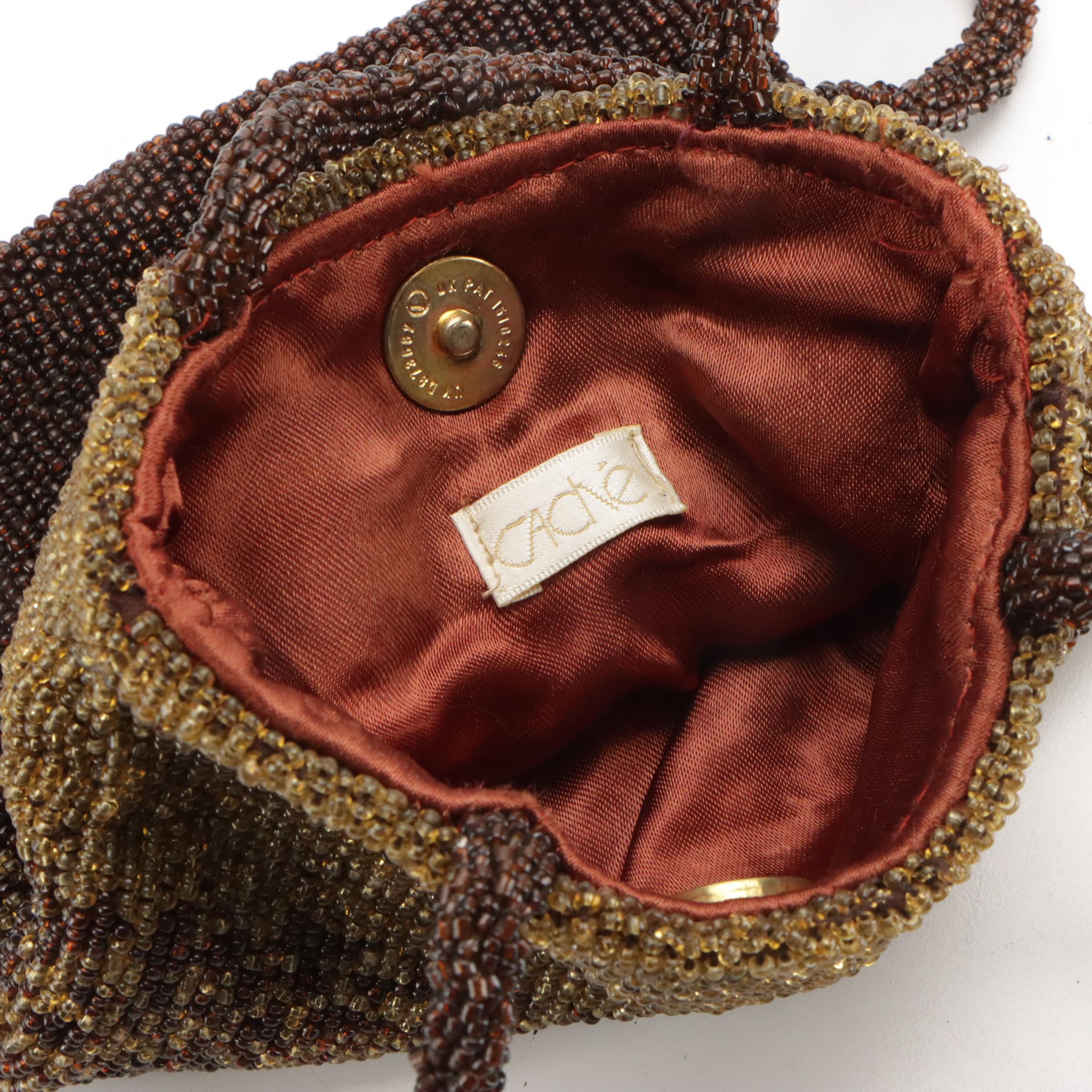 Jane Shilton Leather Top Handle Bag with Caché & Other Bead Embellished Bags