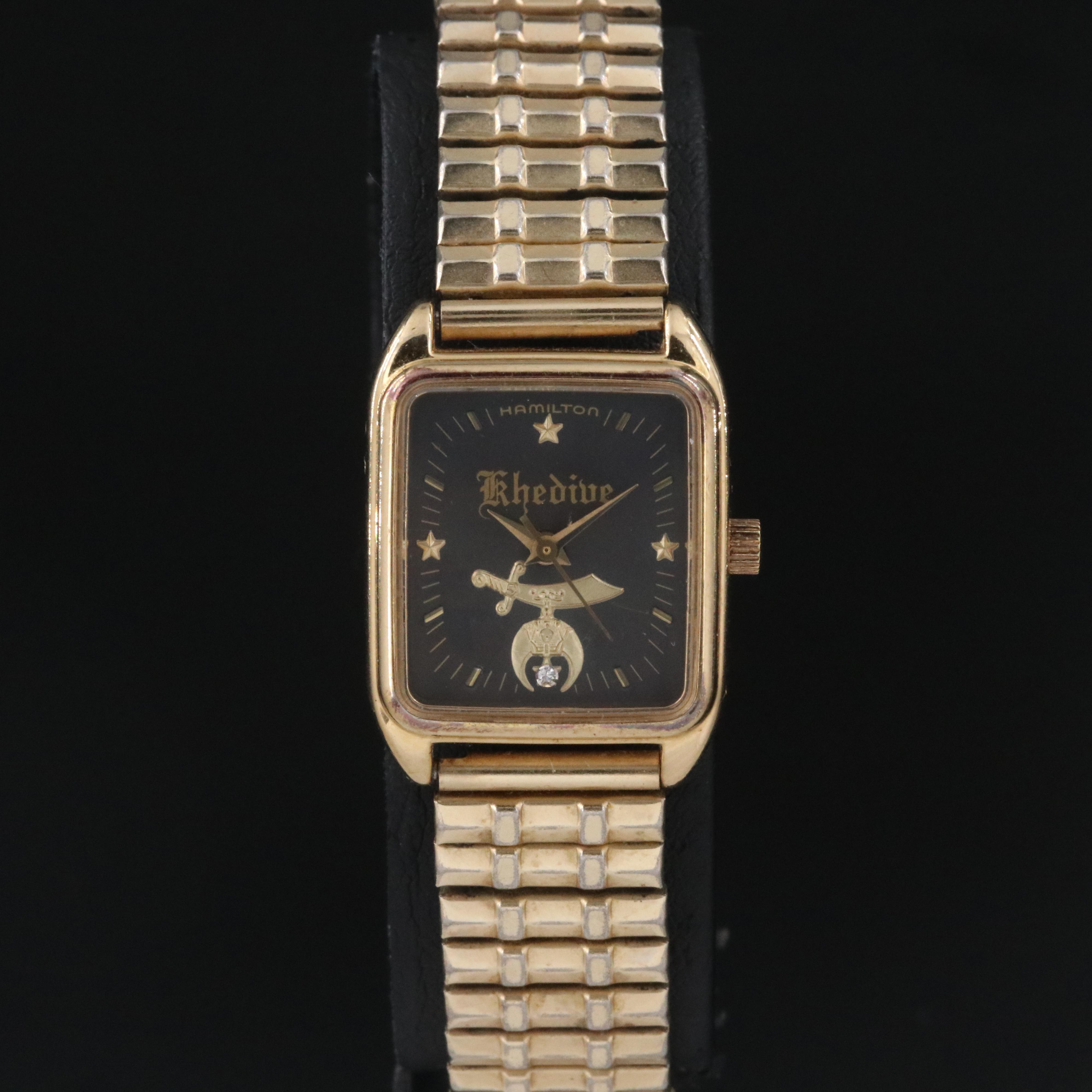 Vintage Hamilton Masonic Quartz Watch