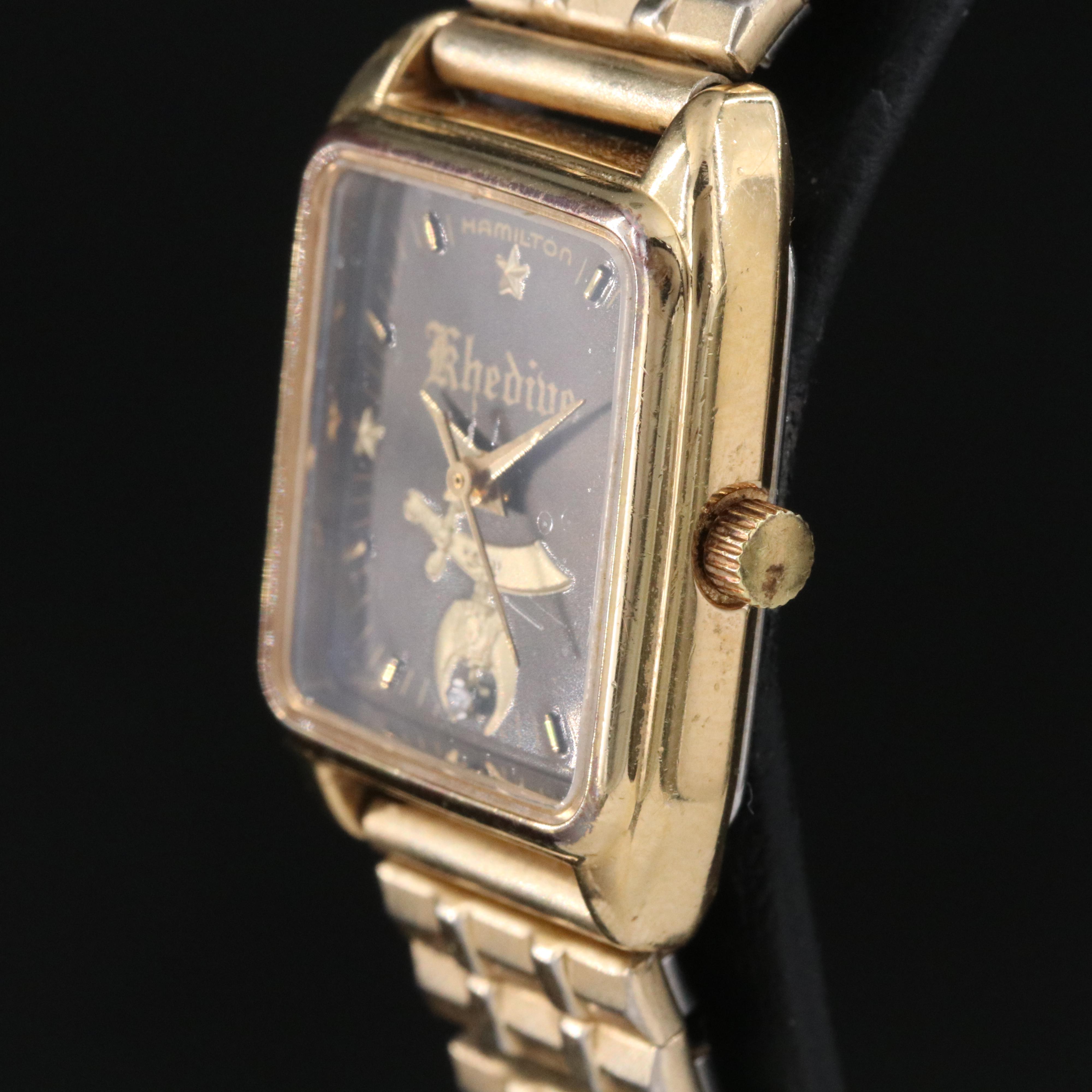 Vintage Hamilton Masonic Quartz Watch