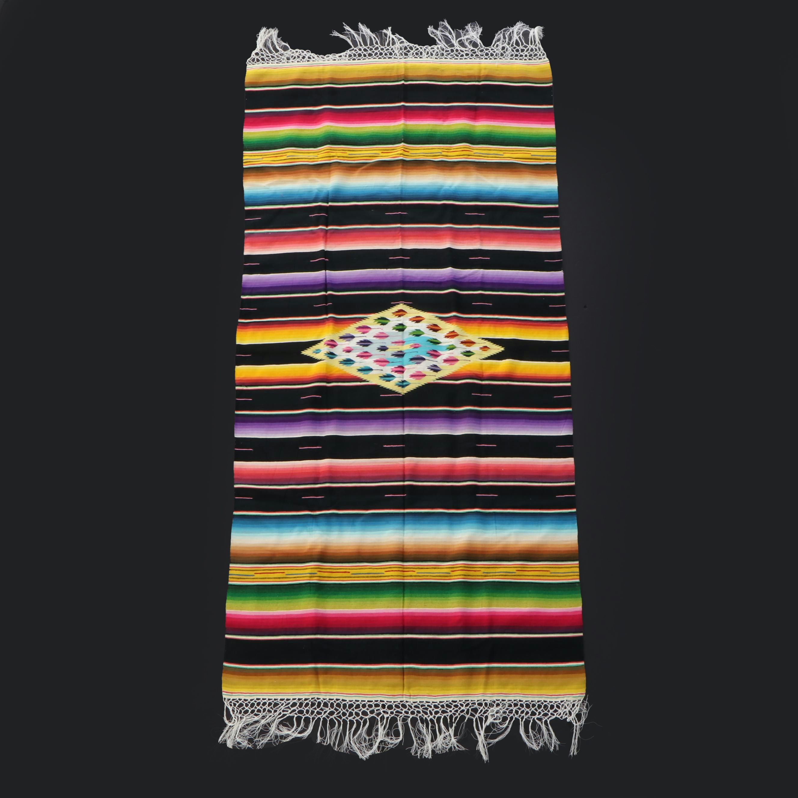 Mexican Saltillo Handwoven Serape