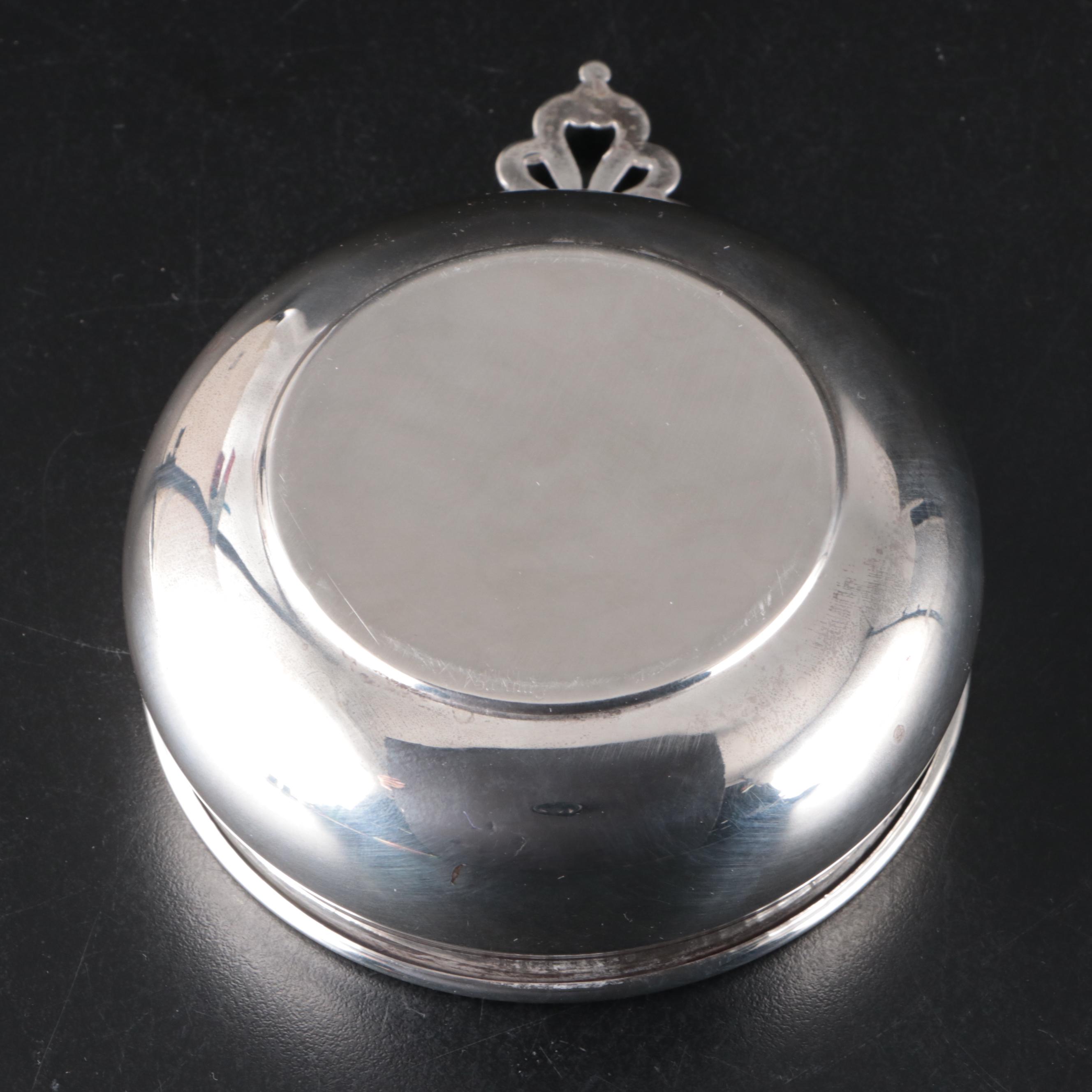 Empire Sterling Silver Porringer with Silver Plate Baby Cup and Ornament