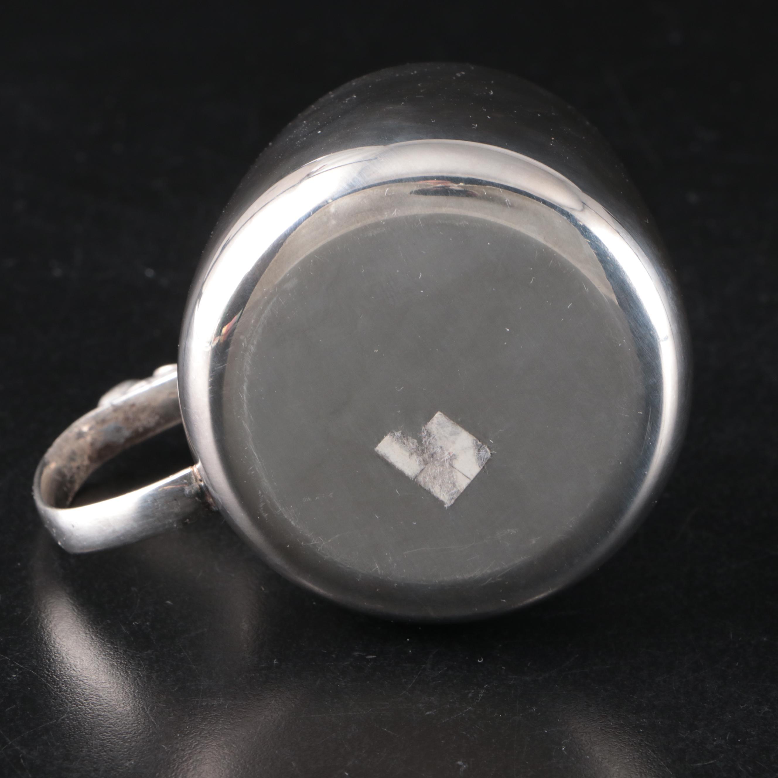 Empire Sterling Silver Porringer with Silver Plate Baby Cup and Ornament