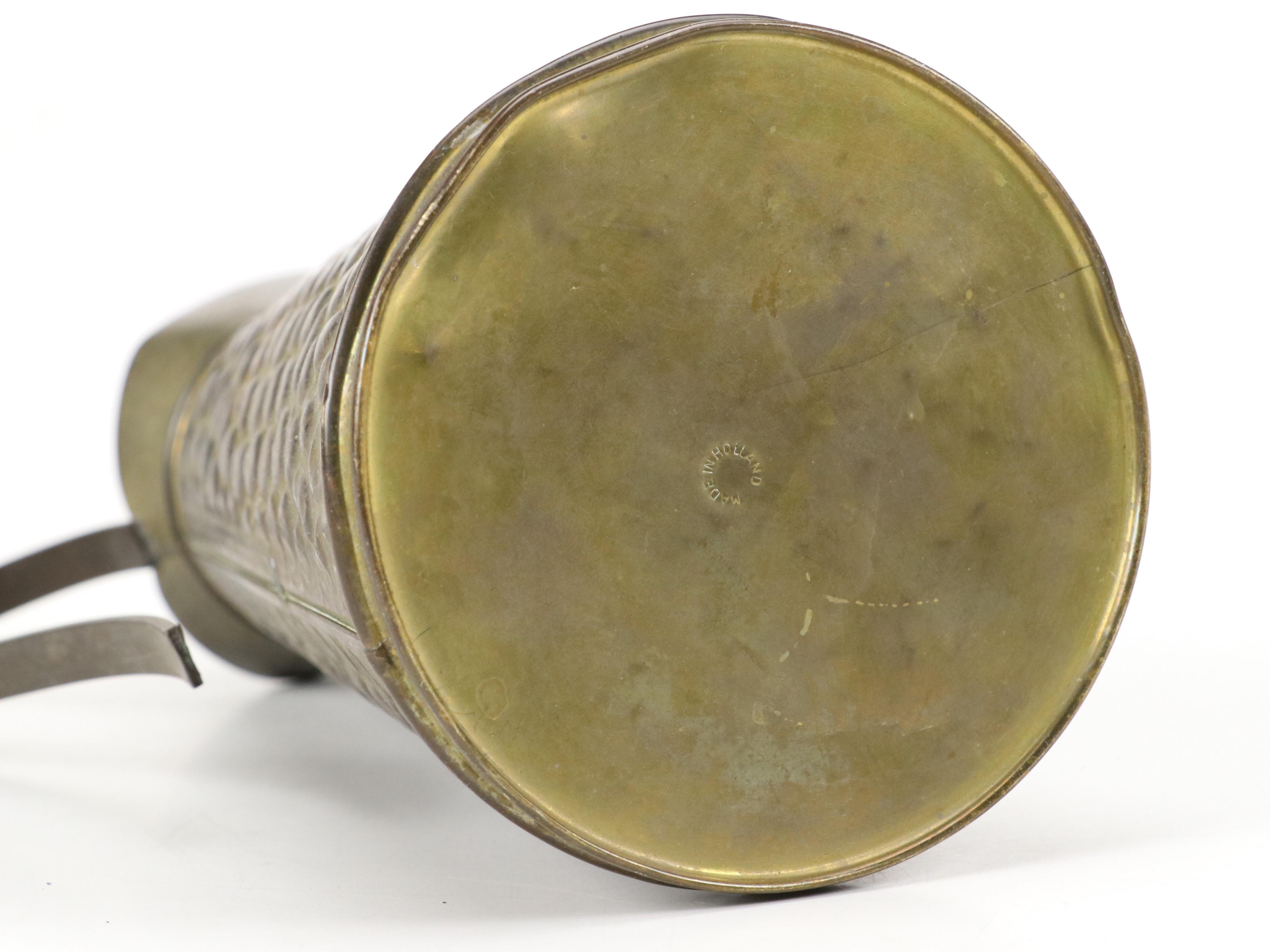 Embossed Metal Pitcher with Deer Head Book Ends