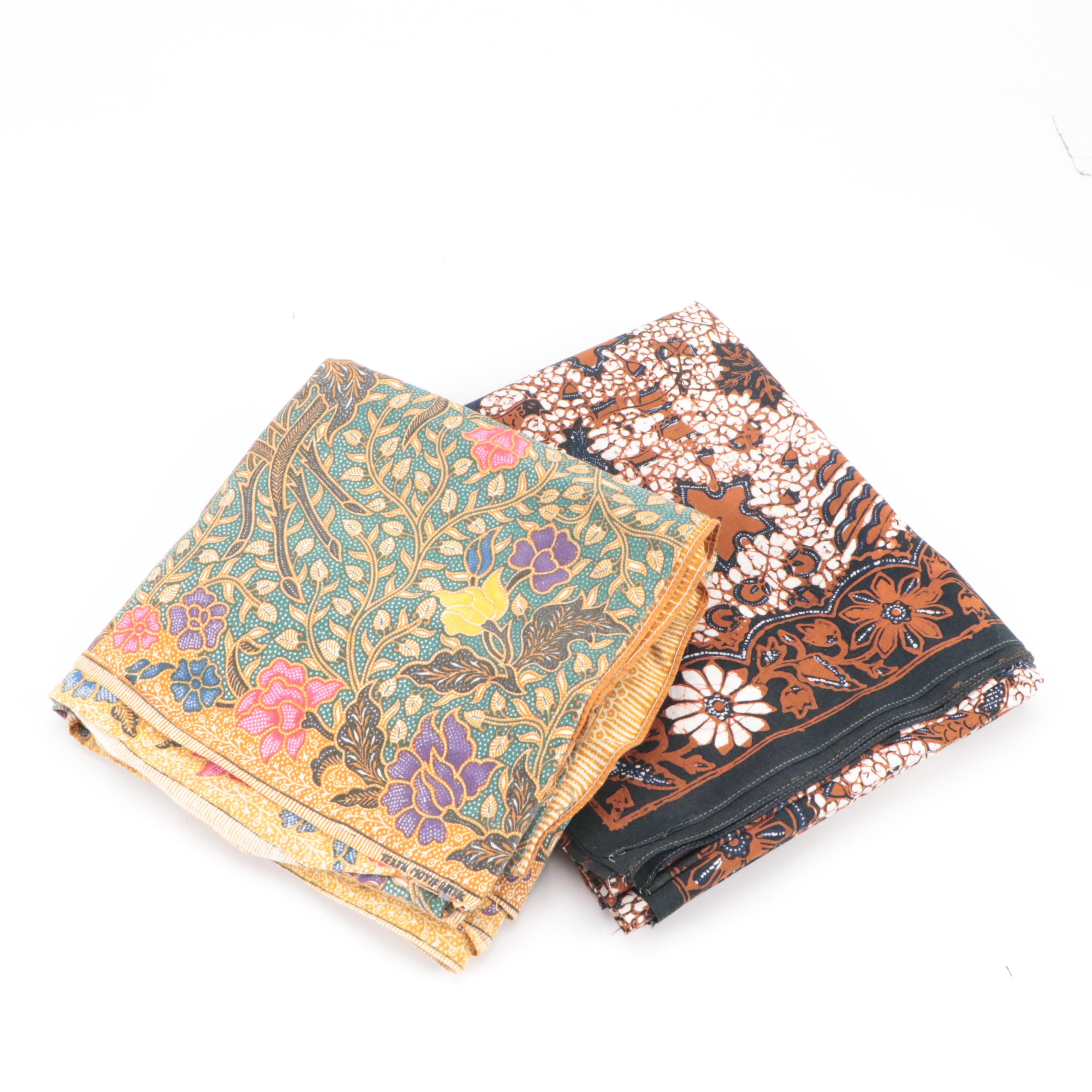 Batik, Lace, and Other Table Linens, Mid to Late 20th Century