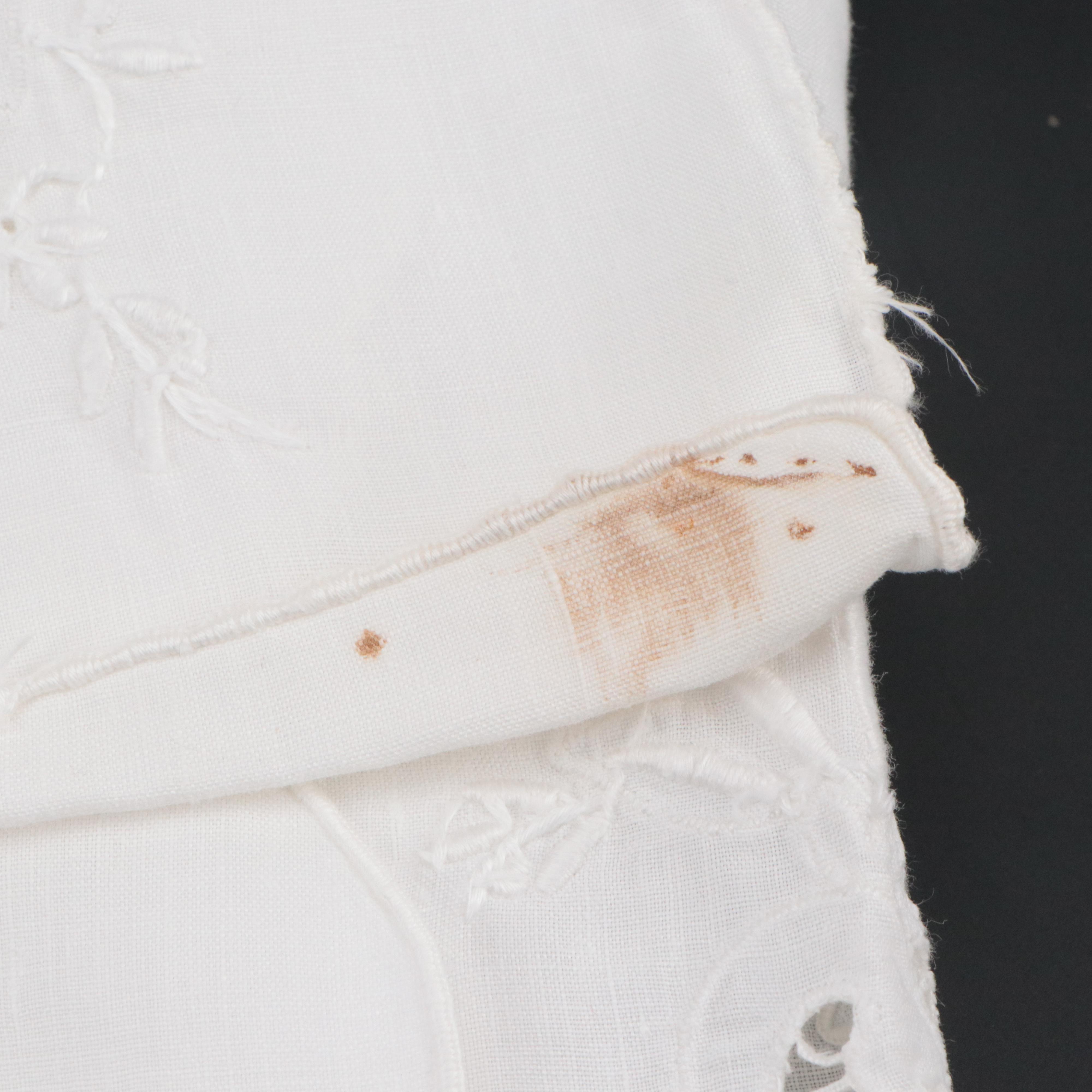 Batik, Lace, and Other Table Linens, Mid to Late 20th Century