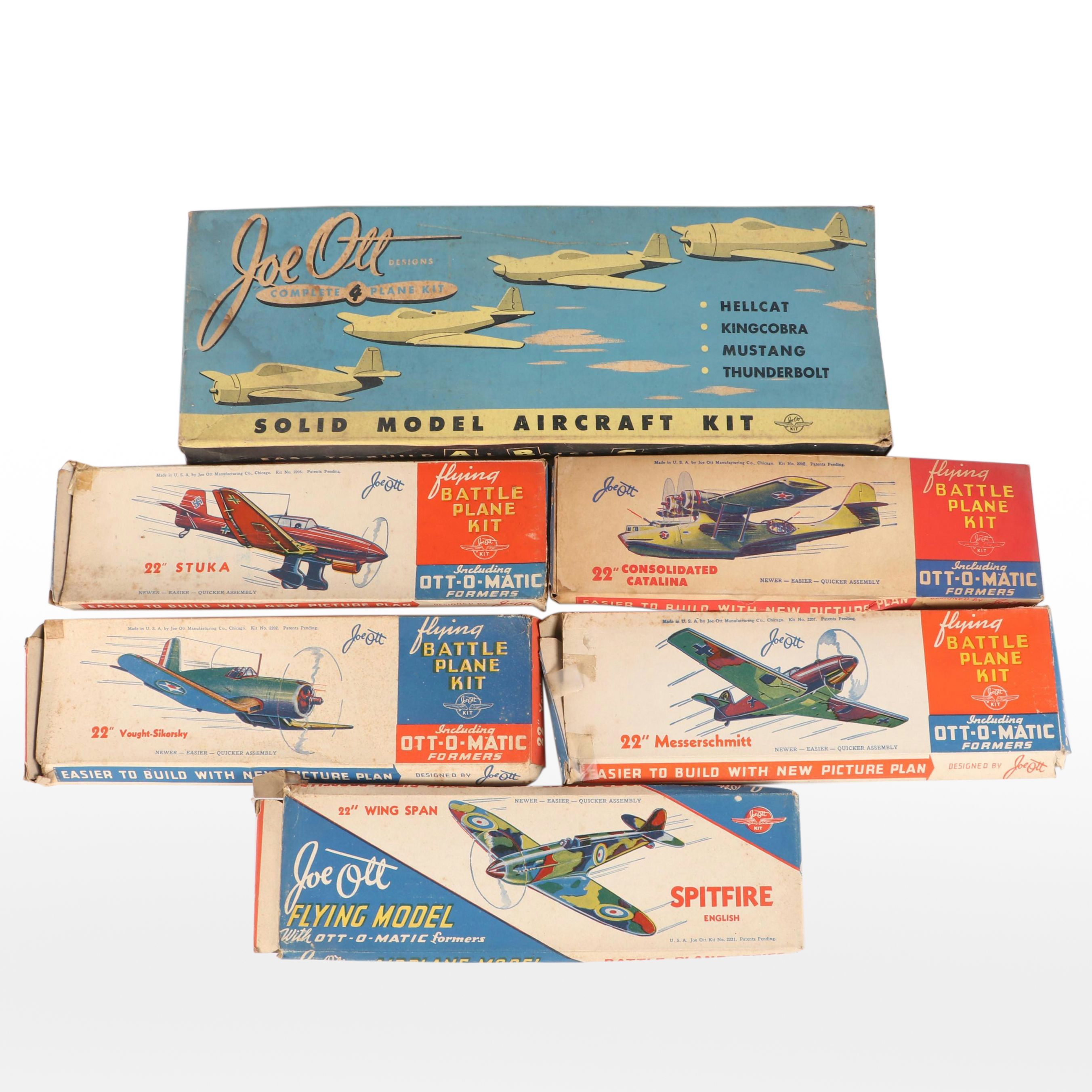 Joe Ott "Consolidated Catalina," "Stuka" and More Airplane Model Kits