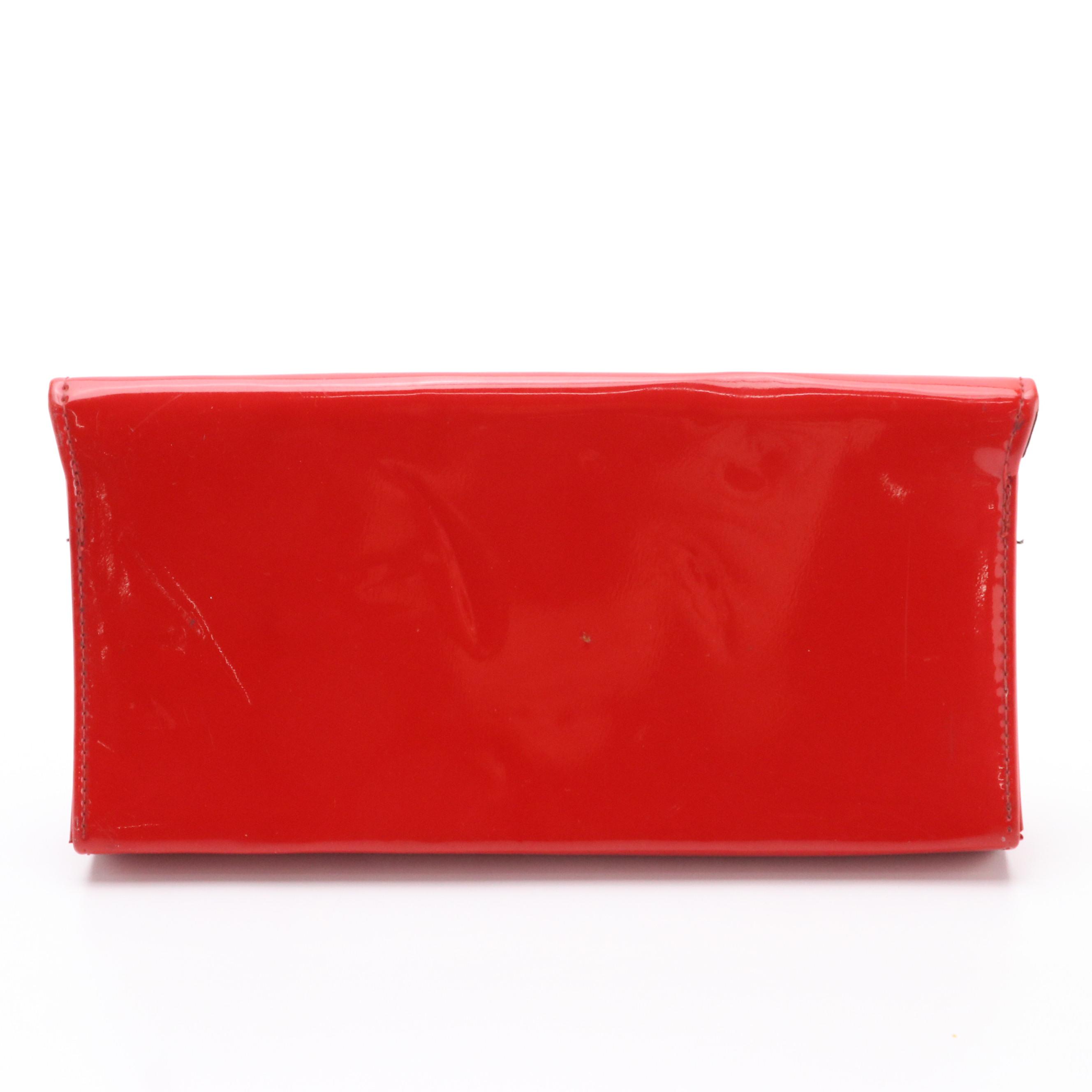 Clare-Vivier Star Printed Suede Zip Clutch, Other Leather Crossbody & Red Clutch