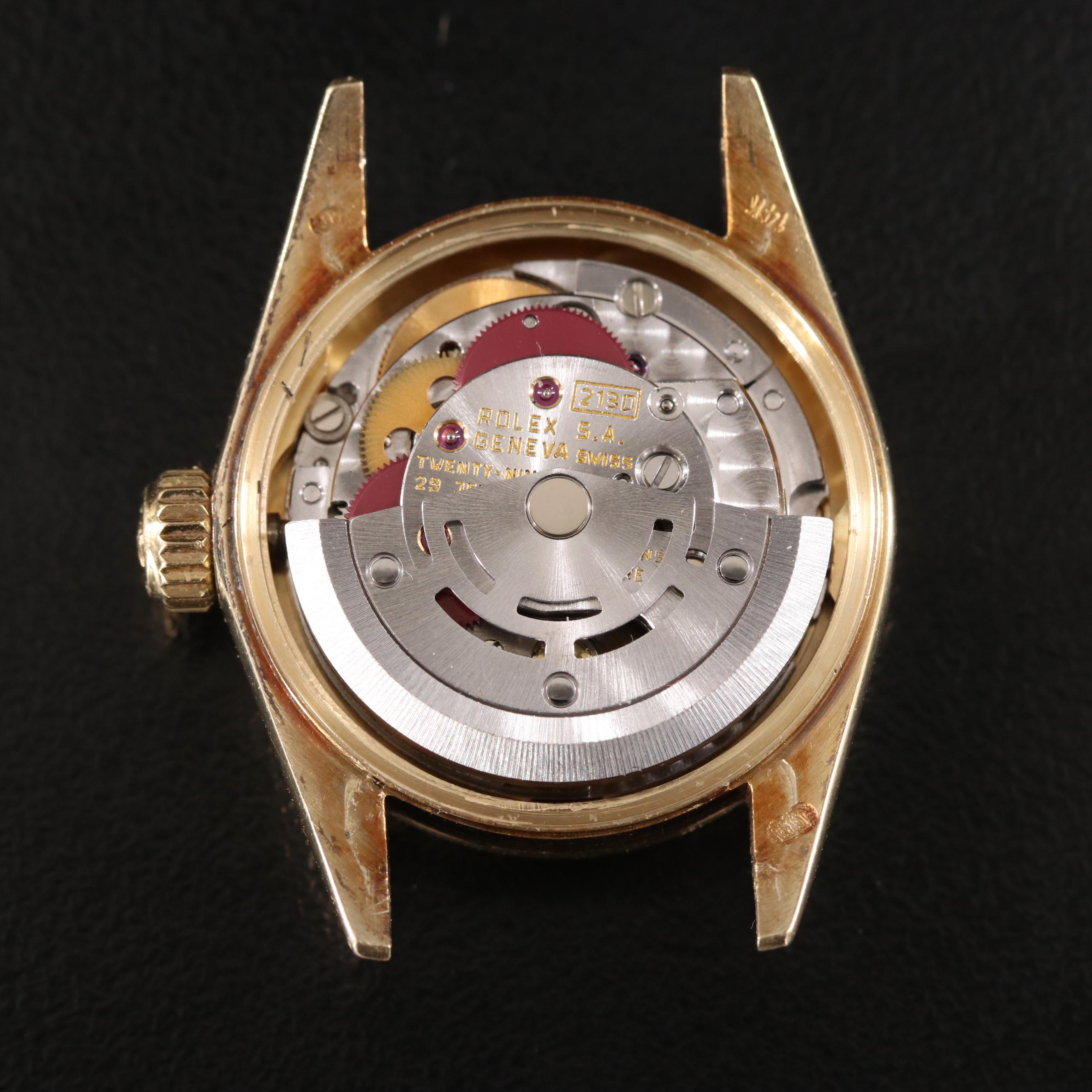 1987 - 1988 Rolex Oyster Perpetual 14K Watch