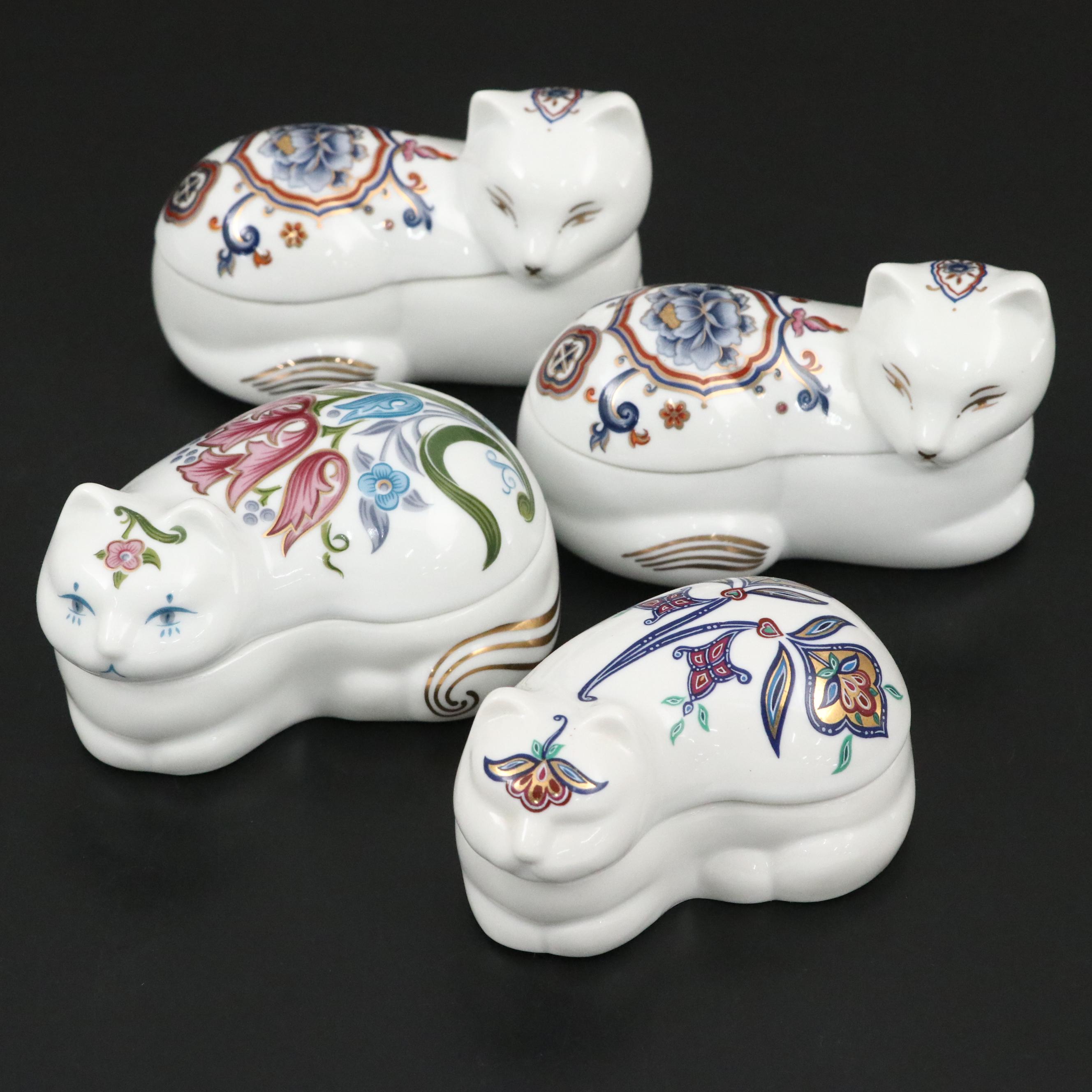 Elizabeth Arden "Chinoiserie Collection" and More Porcelain Lidded Dishes