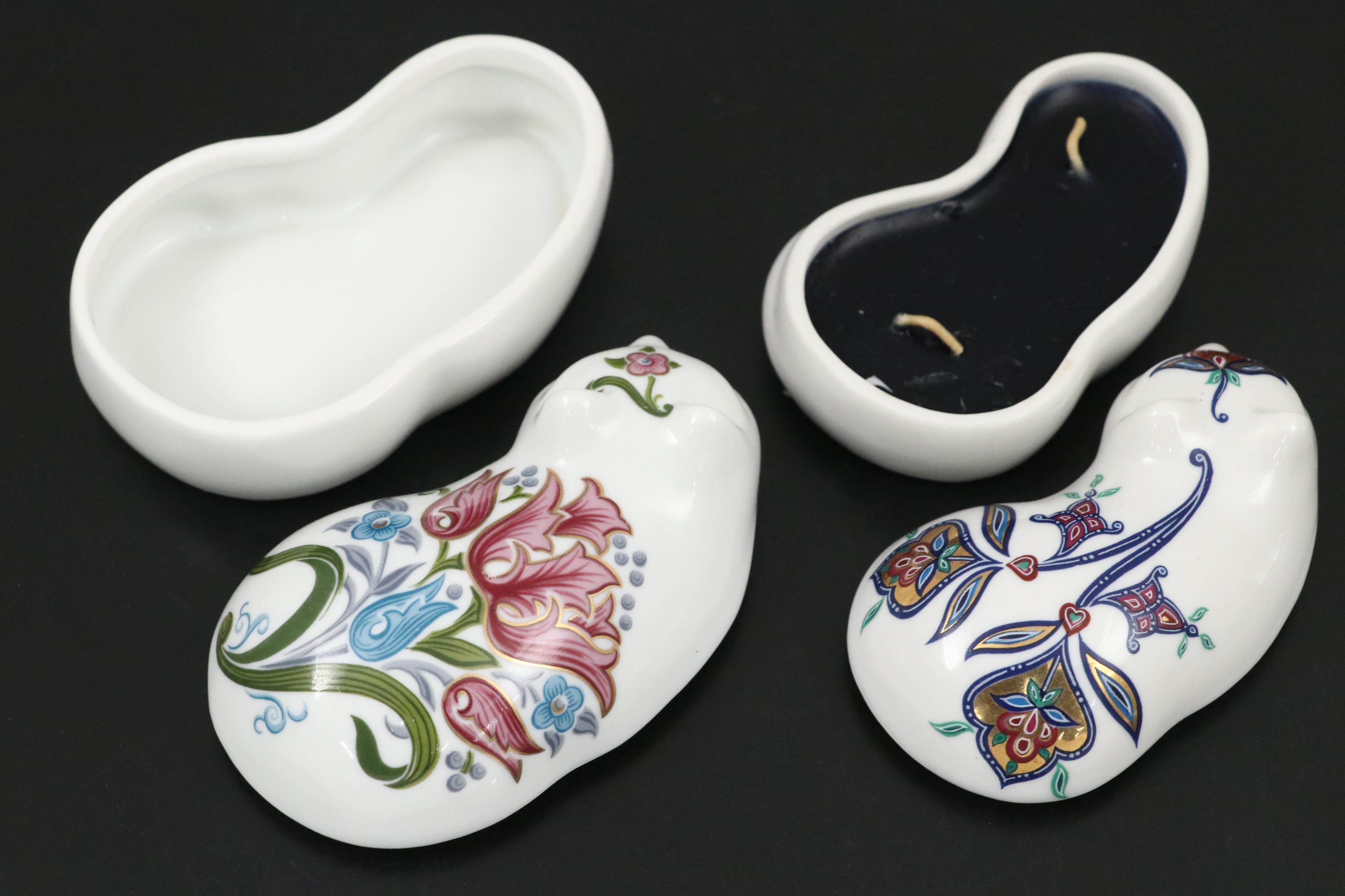 Elizabeth Arden "Chinoiserie Collection" and More Porcelain Lidded Dishes