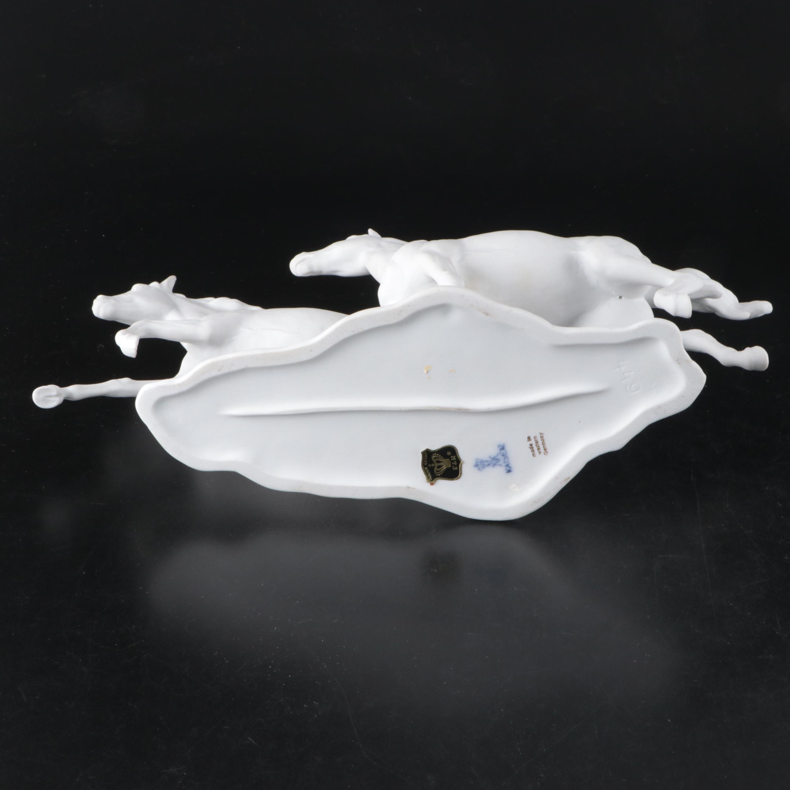 Kaiser Porcelain Horse Figurines
