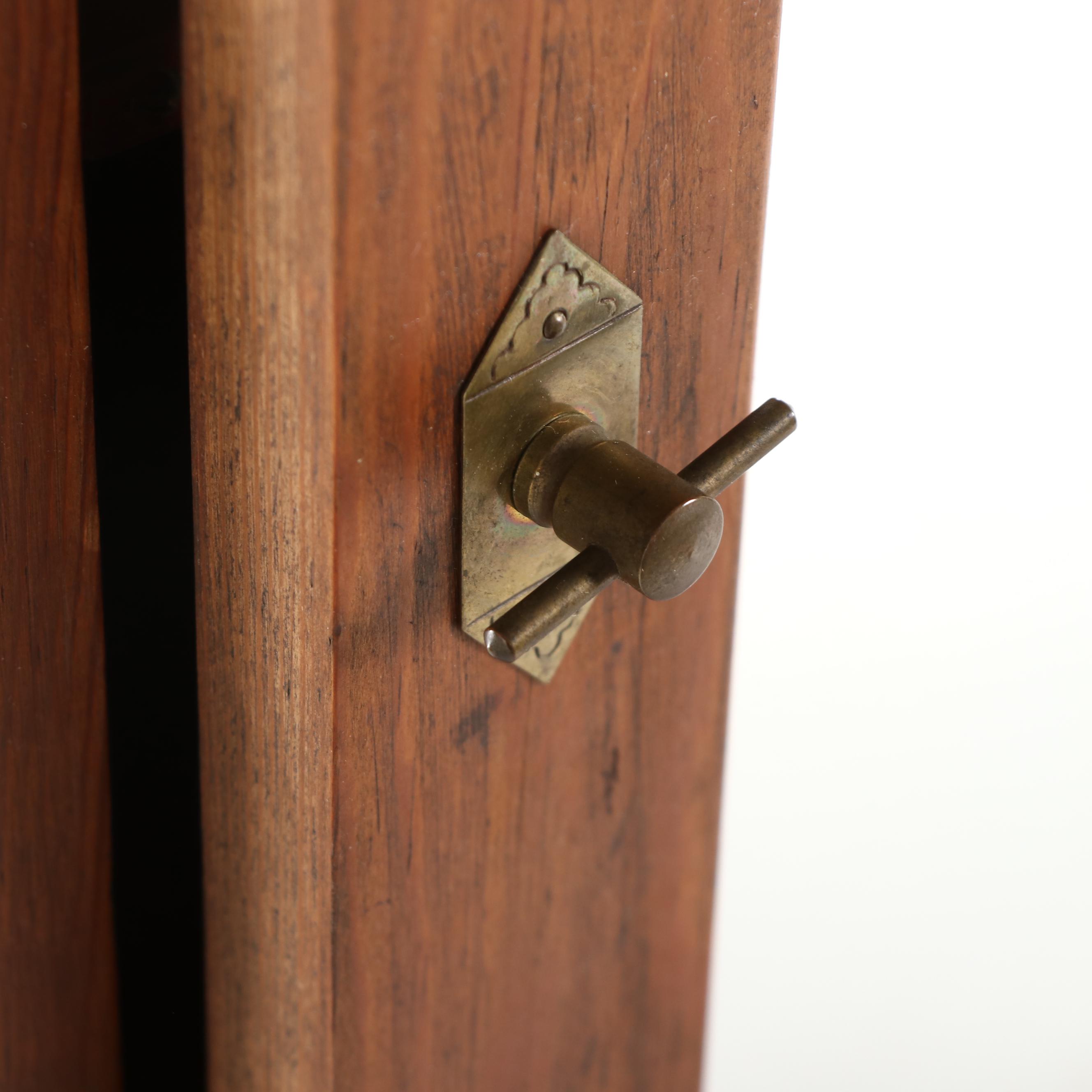 American Primitive Pine and Mirrored Glass Medicine Cabinet, Early 20th Century