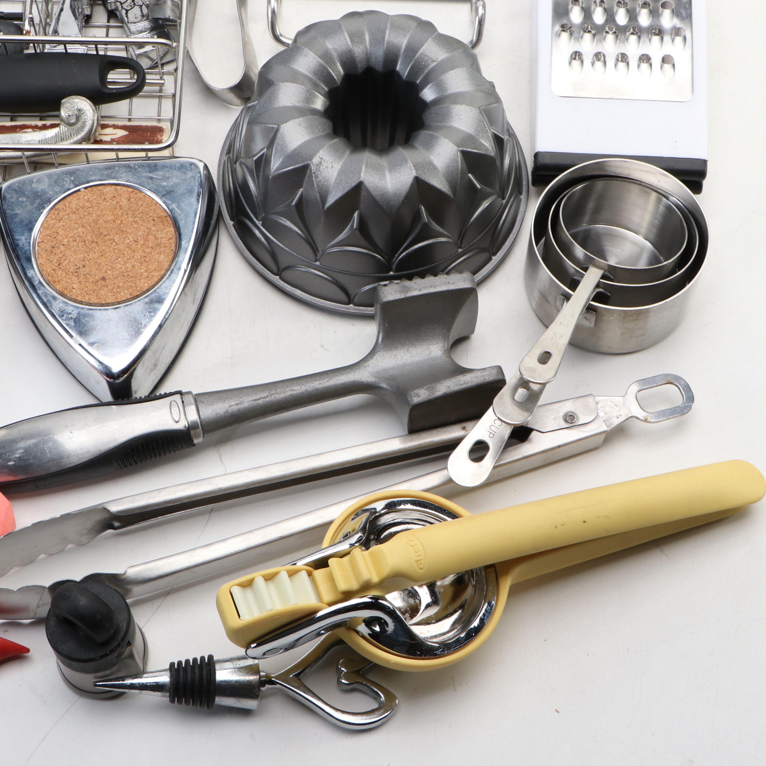 OGGI Stainless Steel Cocktail Shaker with Williams-Sonoma Metal Juicer and More